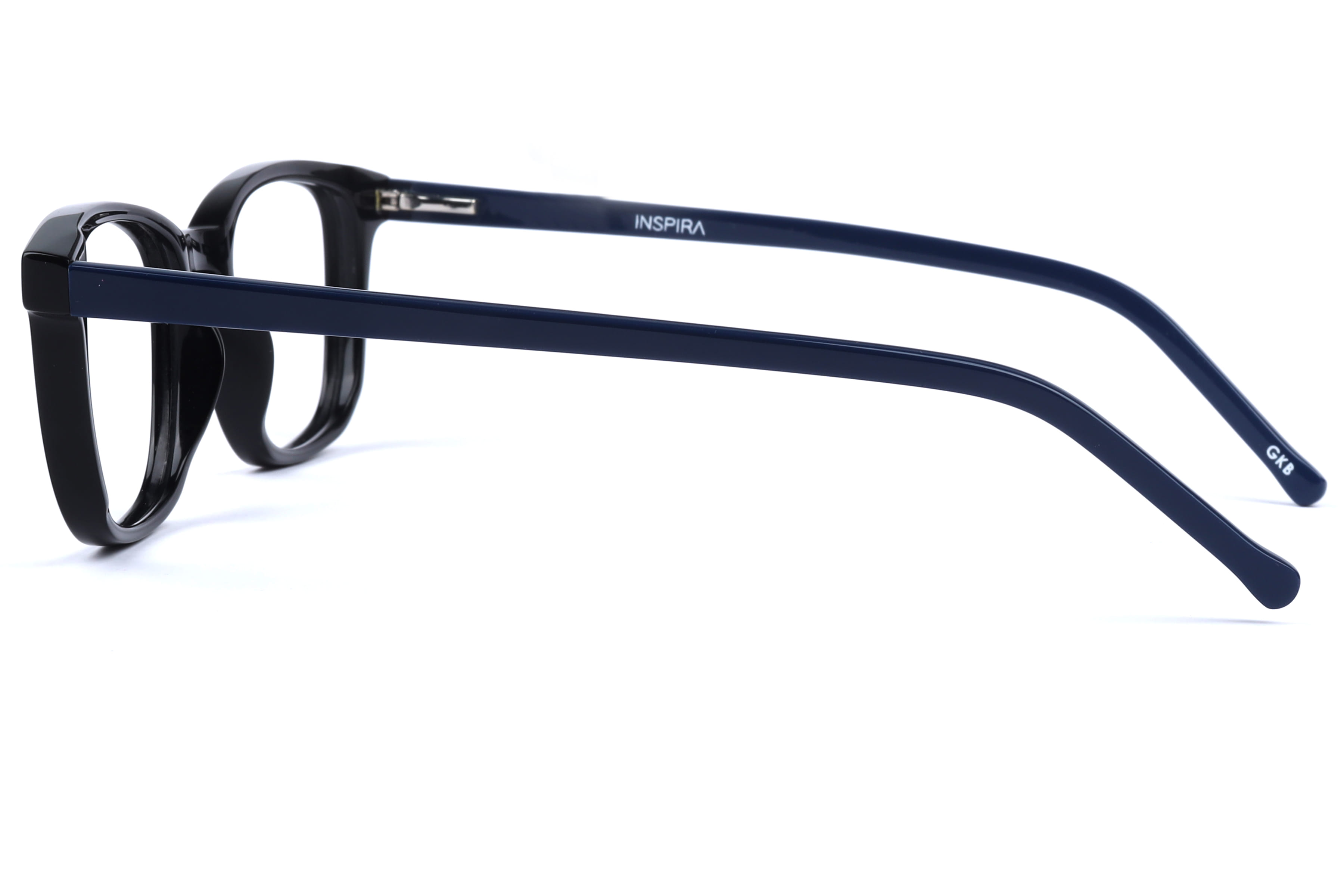 Inspira F2100 Frame Black Unisex Full Shell Frame — Black frame — view 3