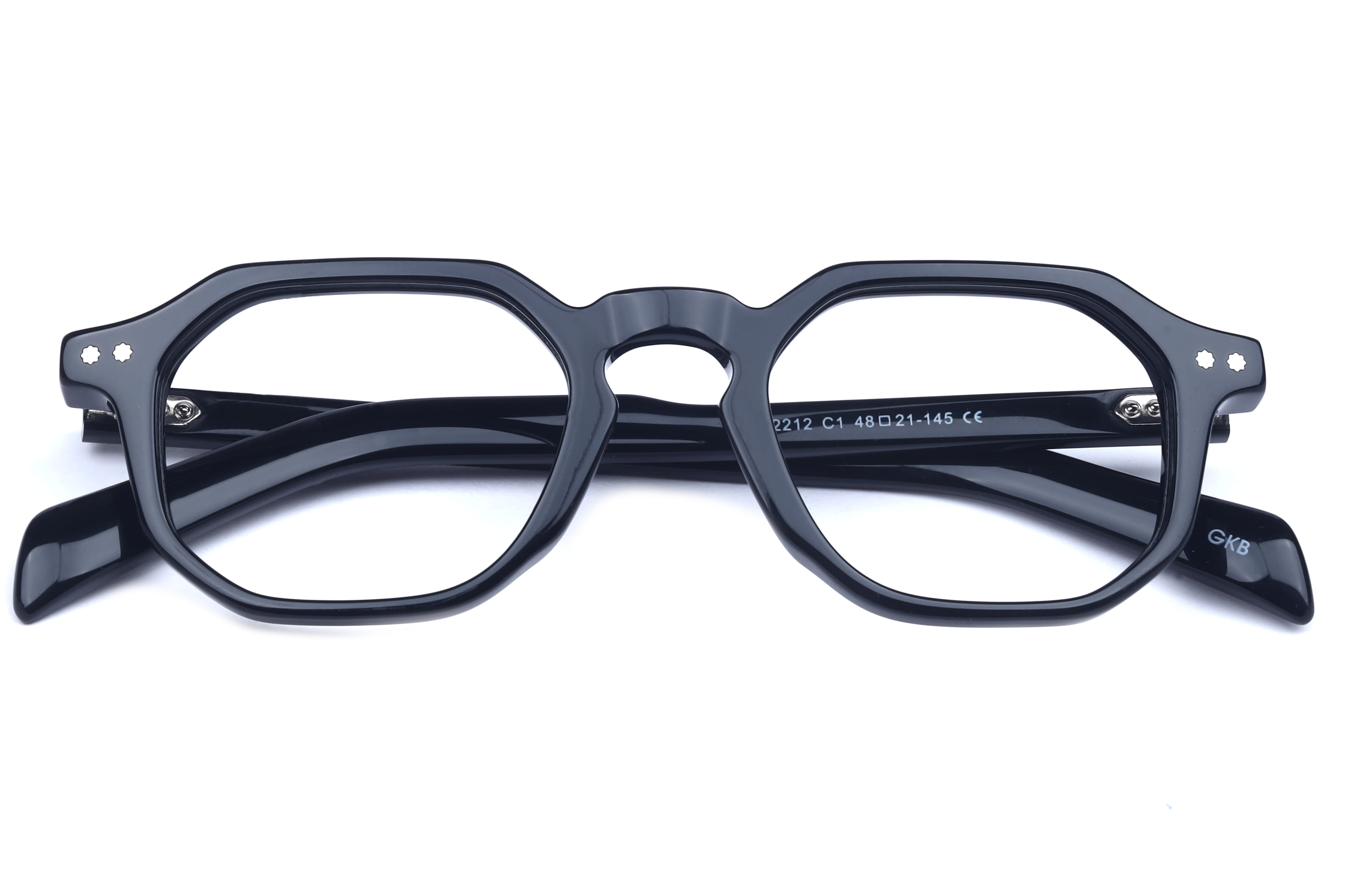 Inspira VO62212 Frame Black Unisex Full Shell Frame — Black frame — view 4