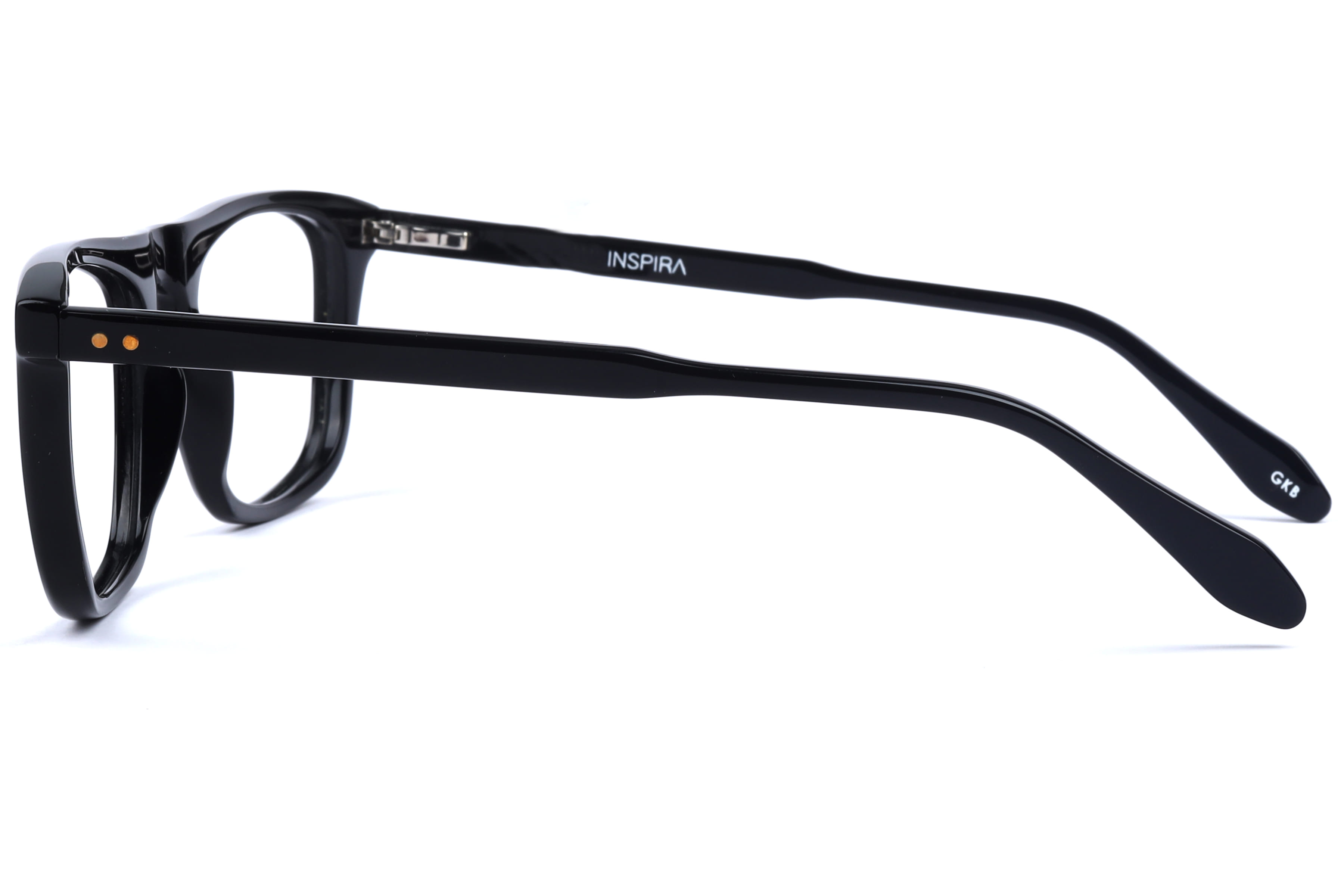 Inspira F2143 Frame Black Male Full Shell Frame — Black frame — view 3