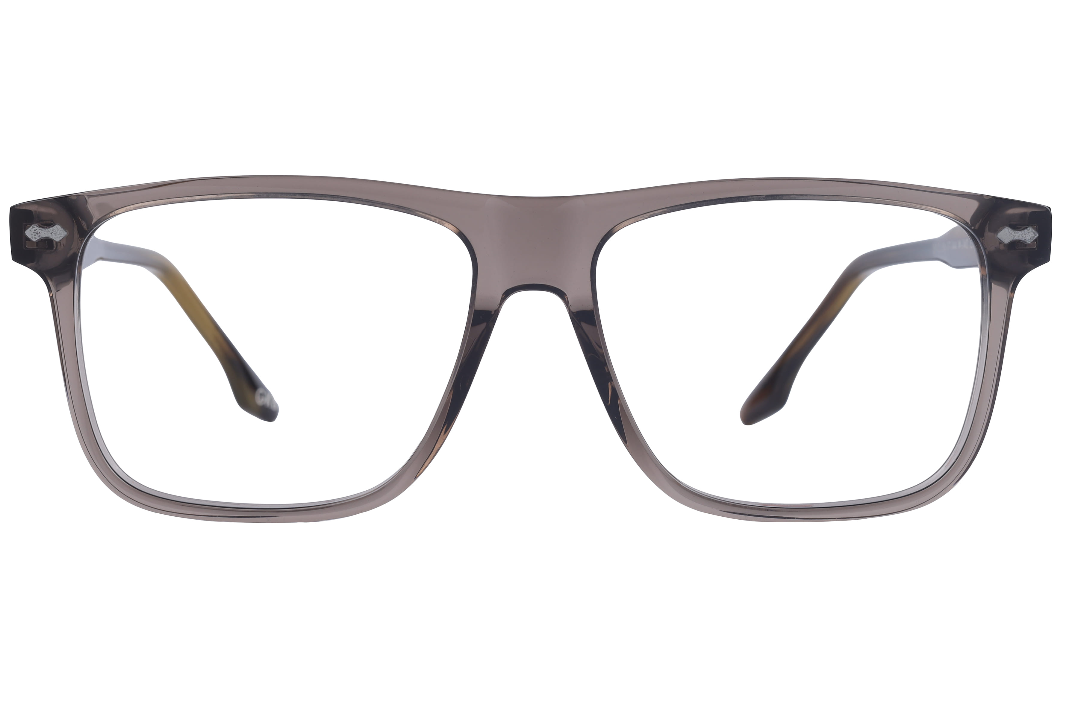 Inspira 13112 W-140 Frame Transparent Grey Male Full Shell — Transparent Green frame
