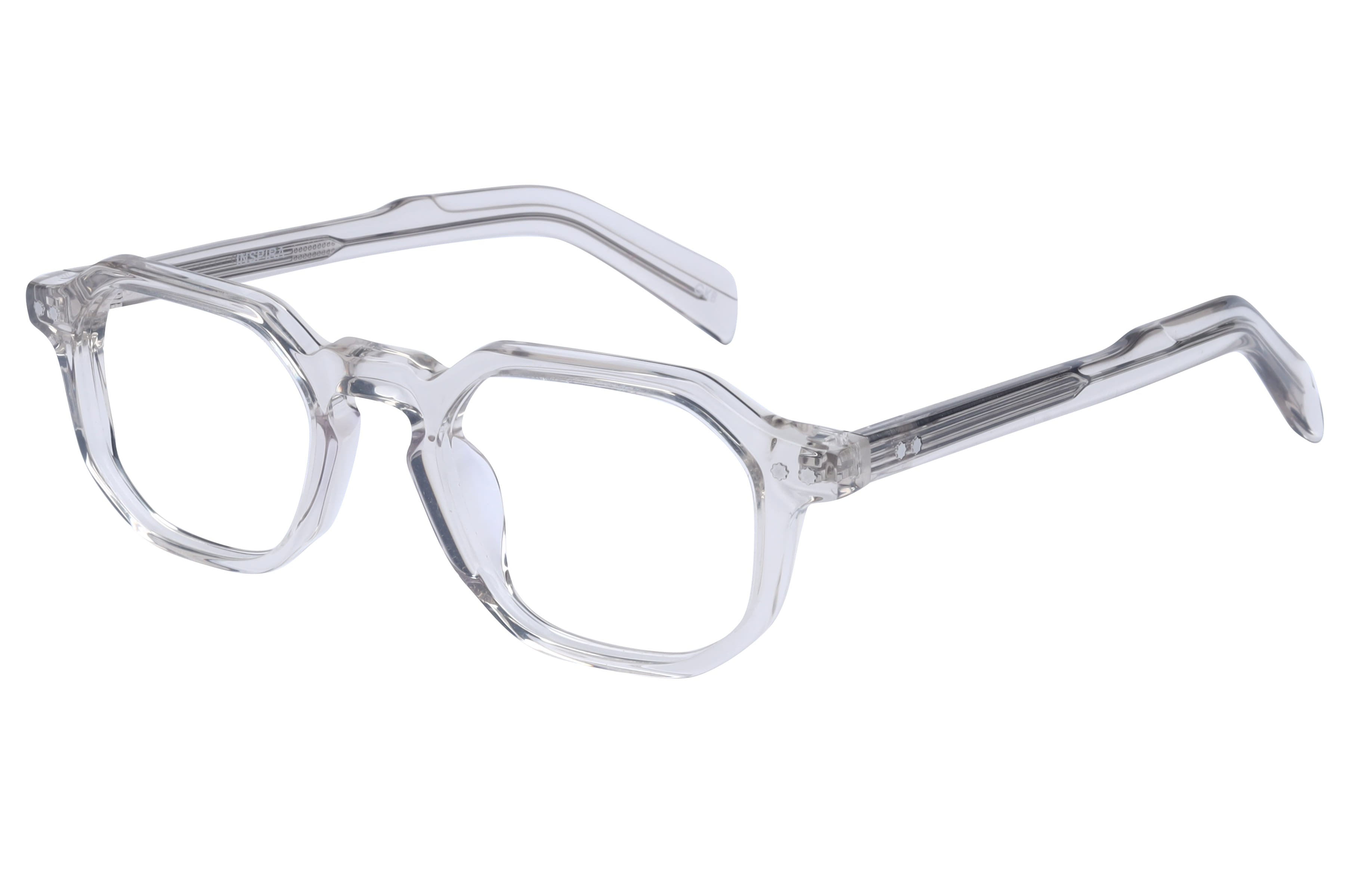 Inspira VO62212 Frame Transparent Unisex Full Shell Frame — Transparent frame — view 1