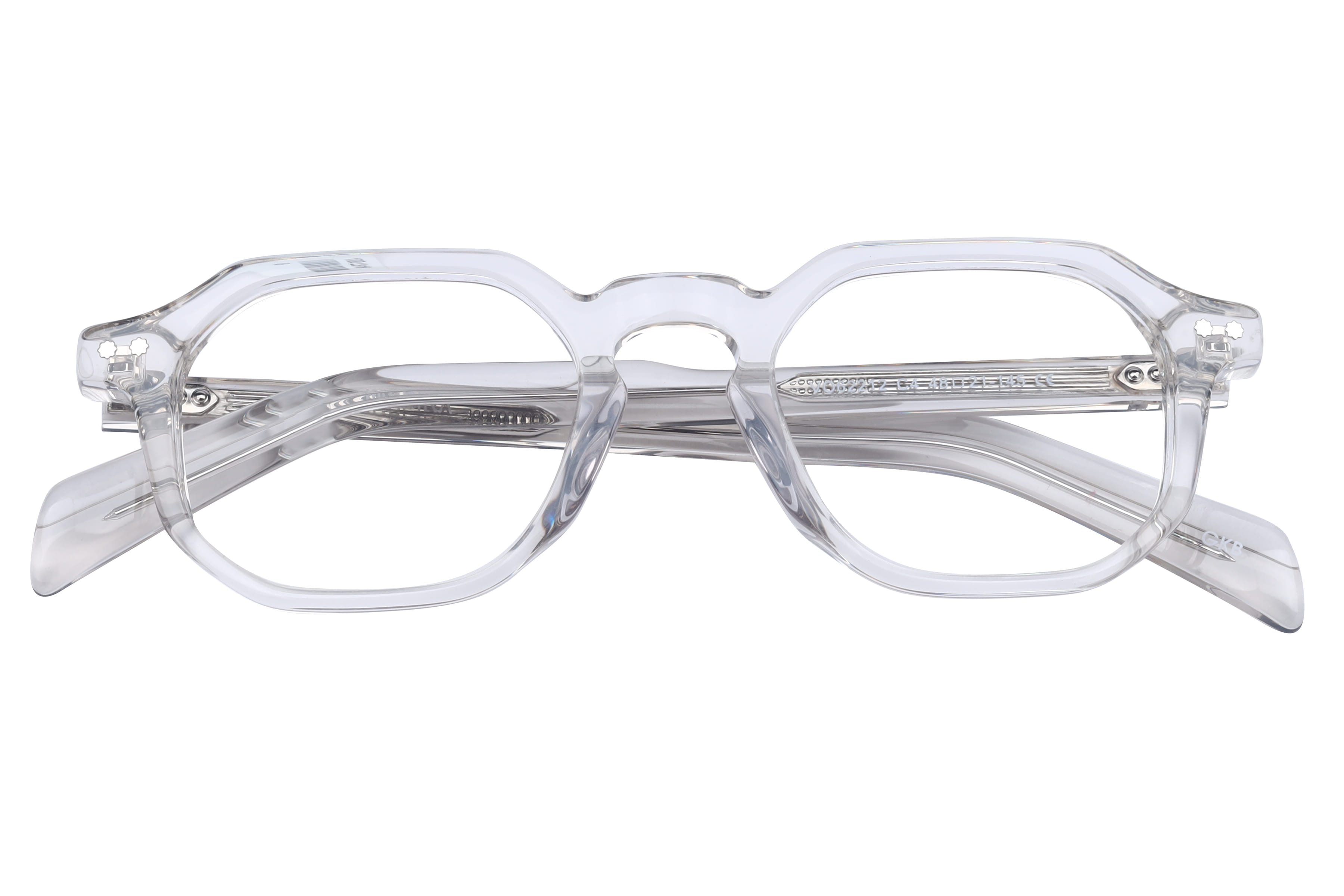 Inspira VO62212 Frame Transparent Unisex Full Shell Frame — Transparent frame — view 4