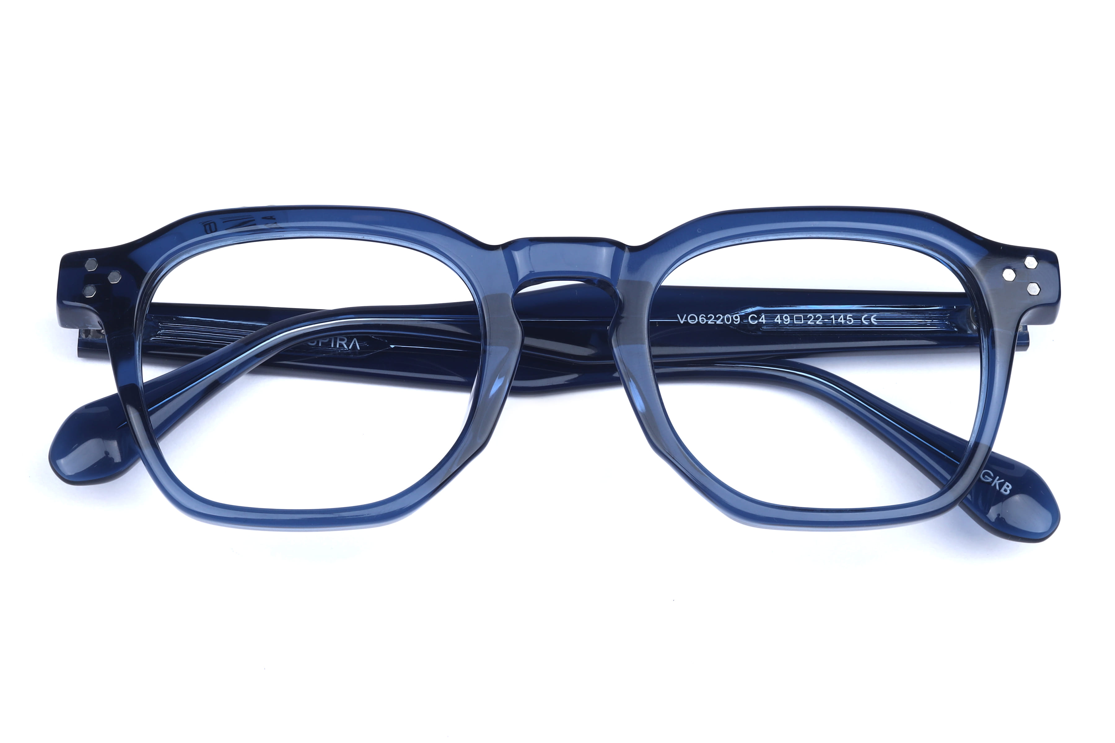 Inspira VO62209 Frame Blue Male Full Shell Frame — Blue frame — view 4