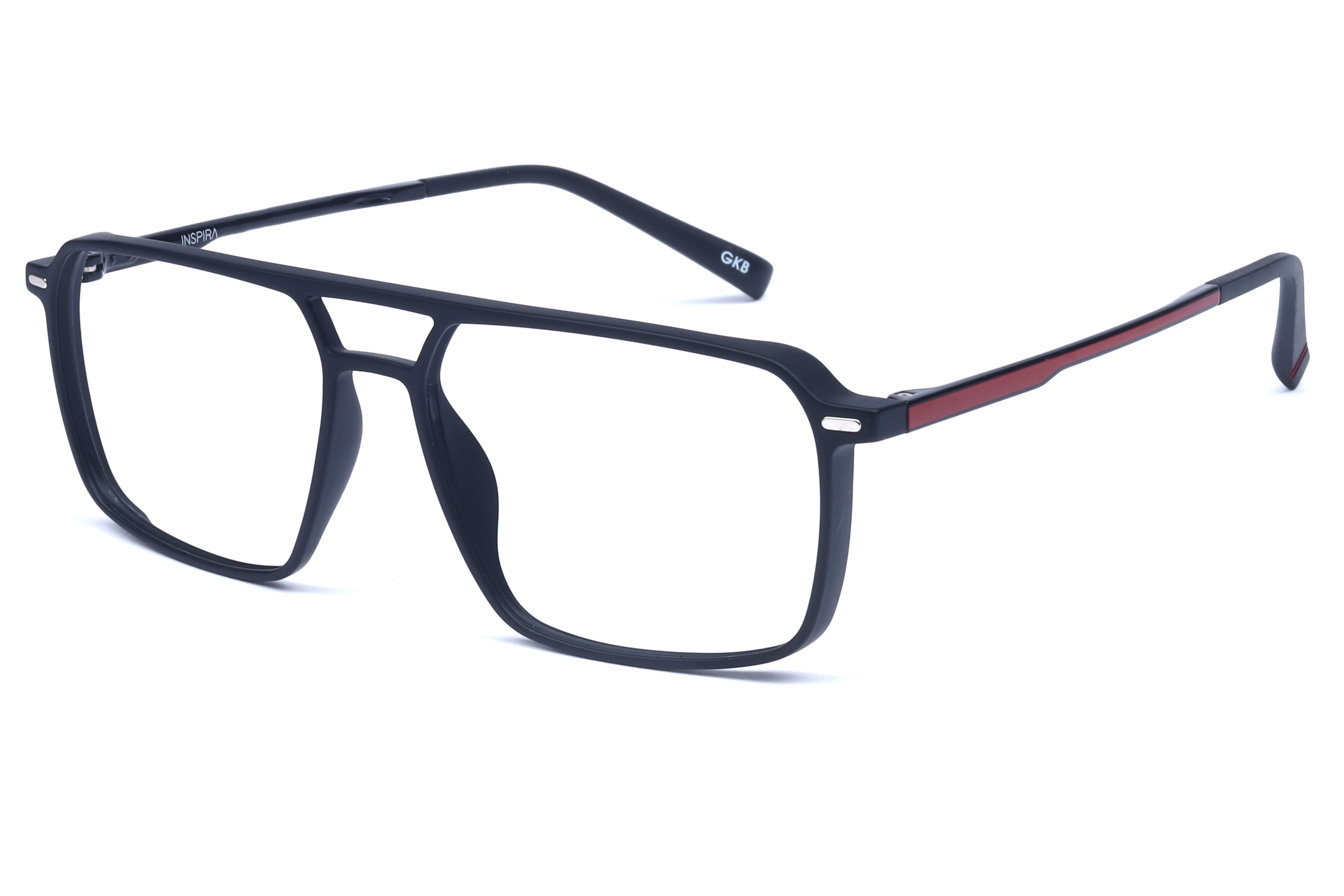 INSPIRA INF 6815 C1 6815 Frame Matt Black Male Full Shell Frame — Matt Black frame — view 1