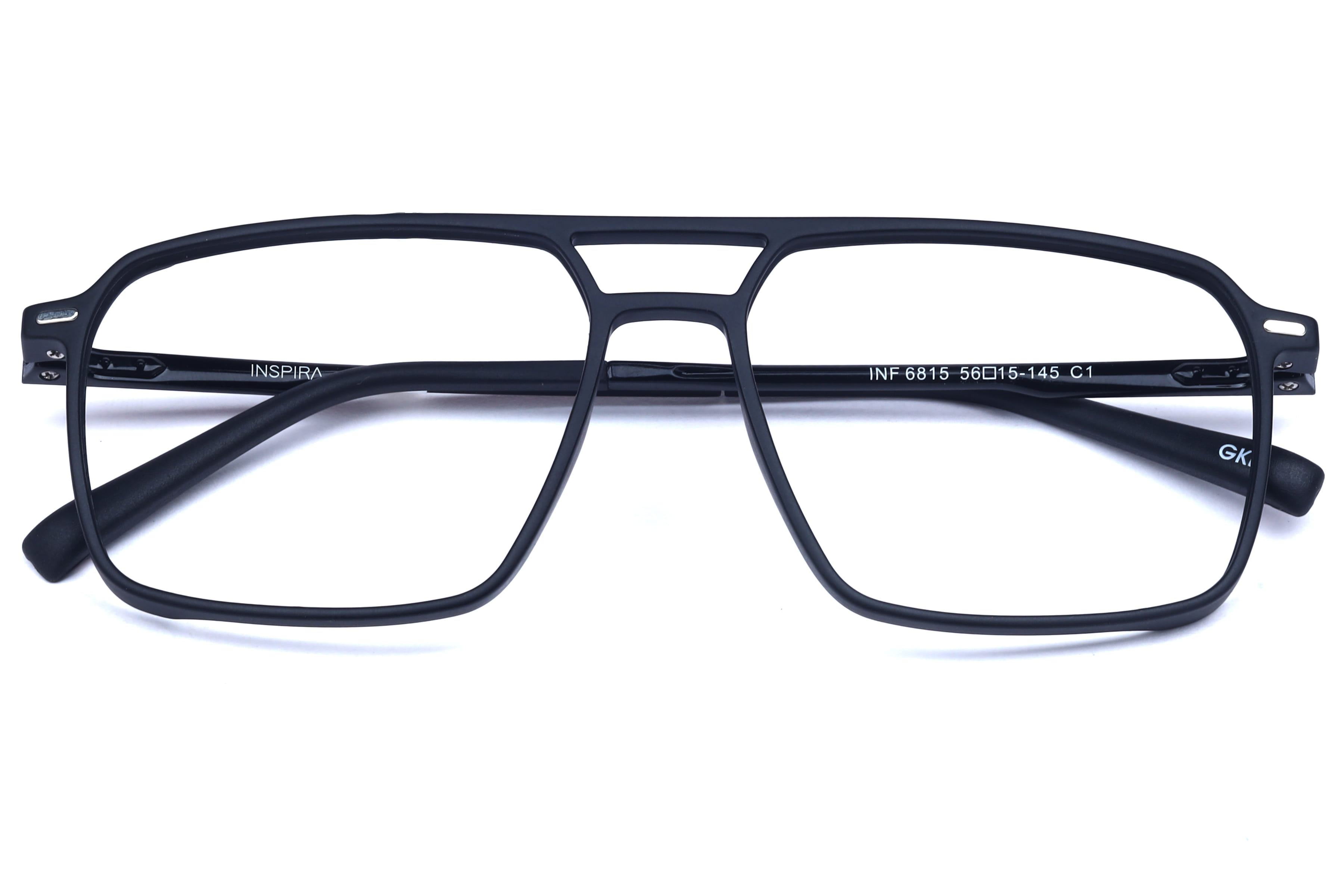 INSPIRA INF 6815 C1 6815 Frame Matt Black Male Full Shell Frame — Matt Black frame — view 4