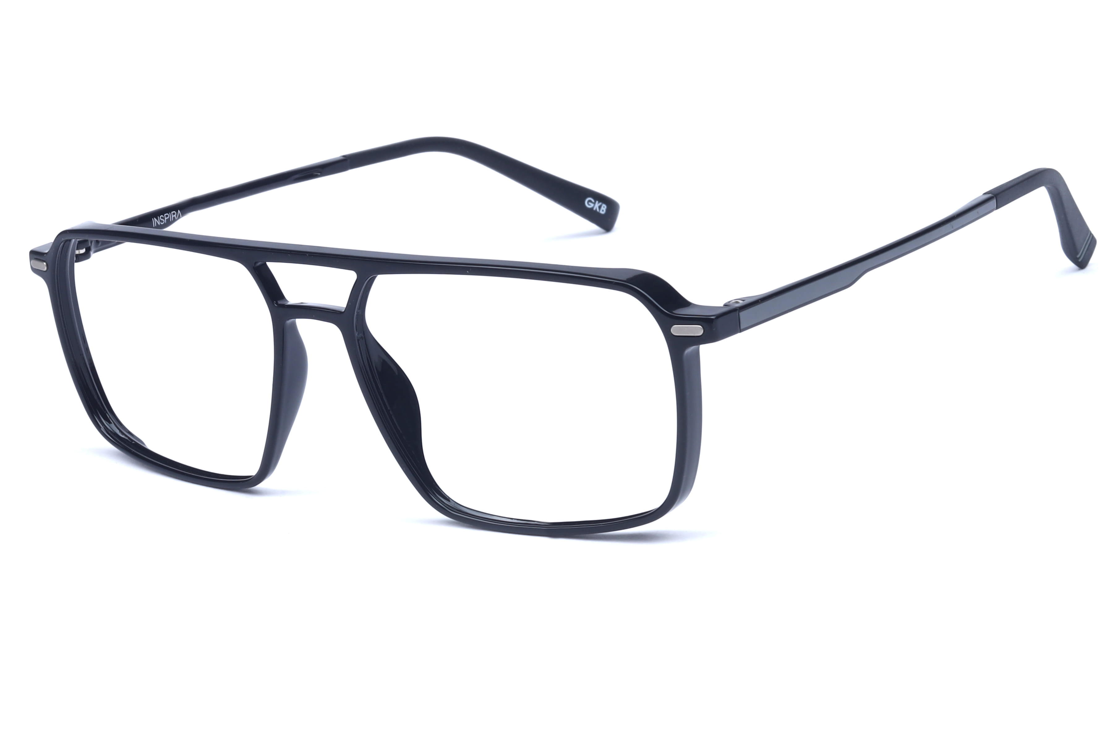 INSPIRA INF 6815 C2 6815 Frame Black Male Full Shell Frame — Black frame — view 1