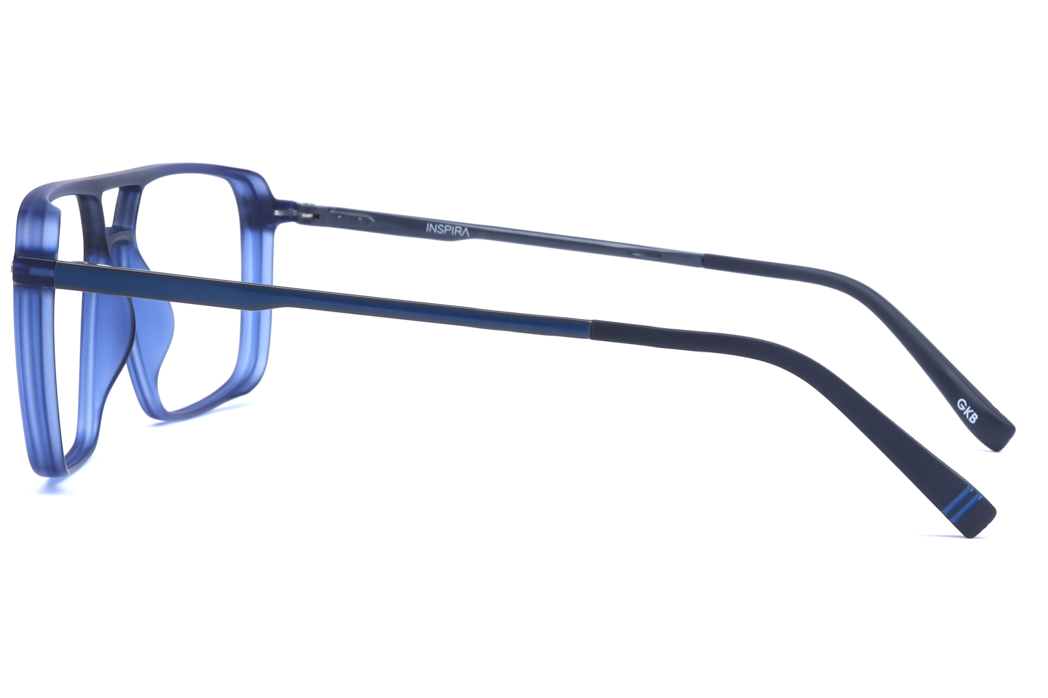 INSPIRA INF 6815 C3 6815 Frame Matt Blue Male Full Shell Frame — Matt Blue frame — view 3