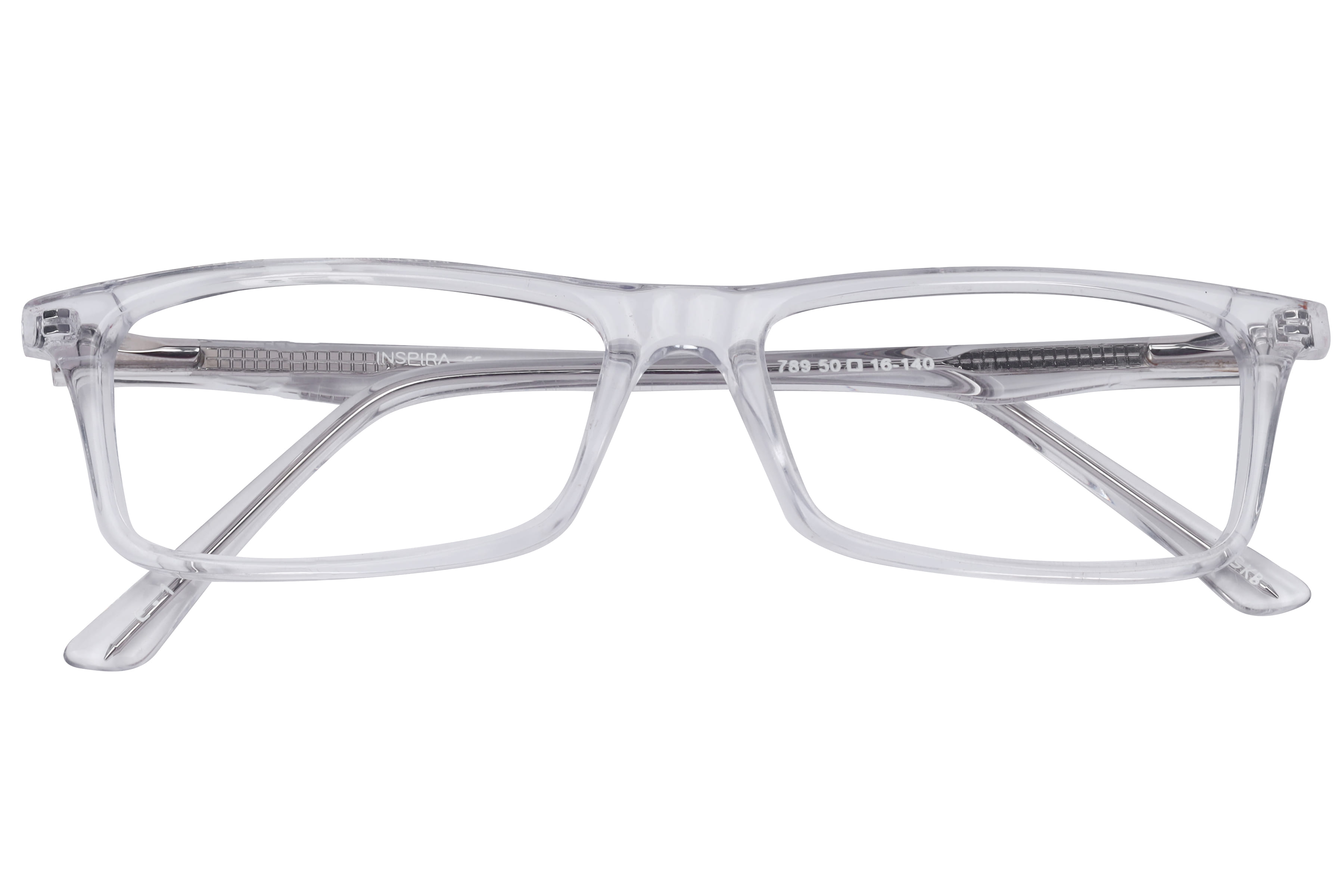 Inspira 789 Frame Transparent Unisex Shell Shell Frame — Transparent frame — view 4