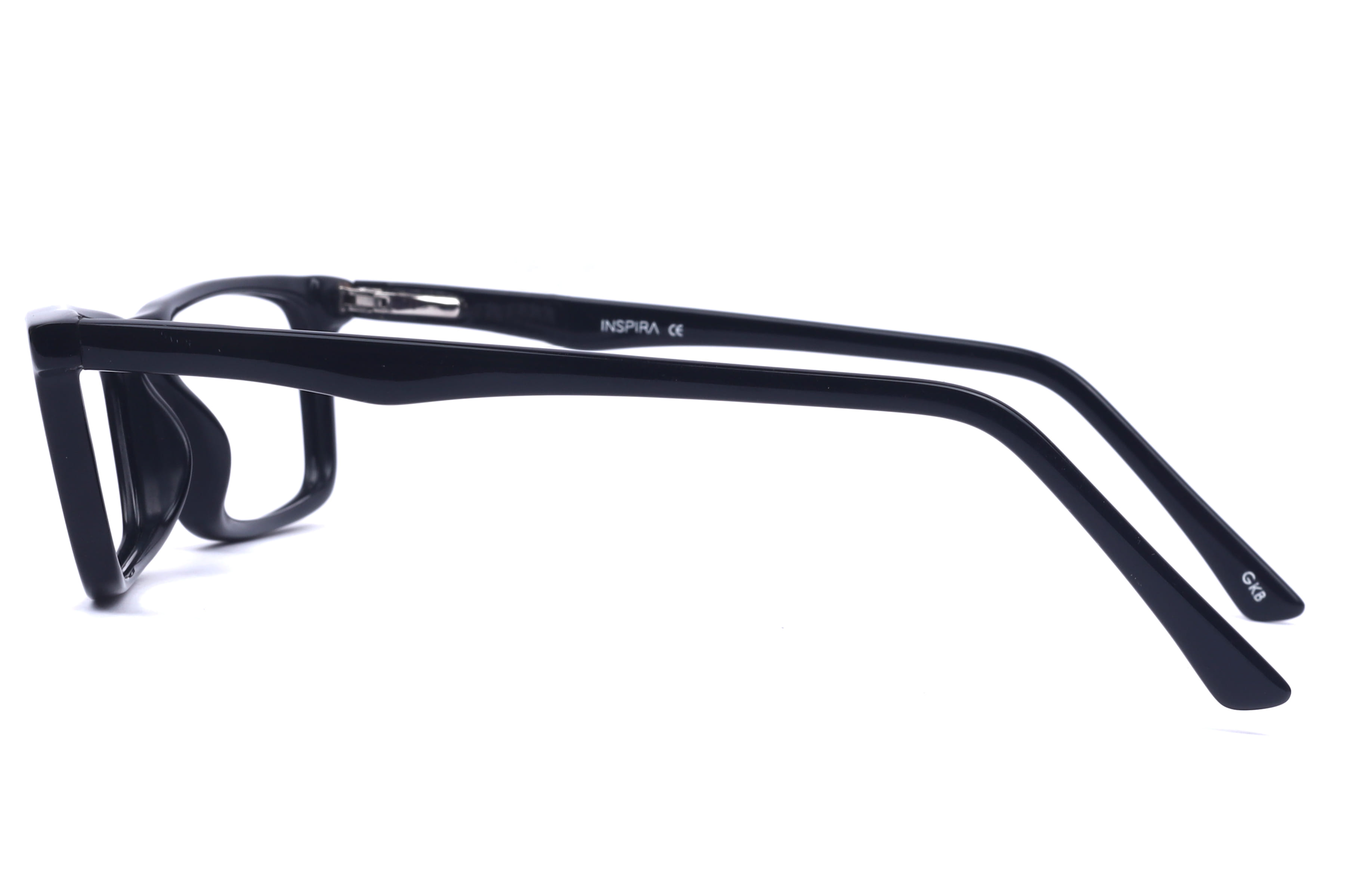 Inspira 789 Frame Black Unisex Shell Shell Frame — Black frame — view 3