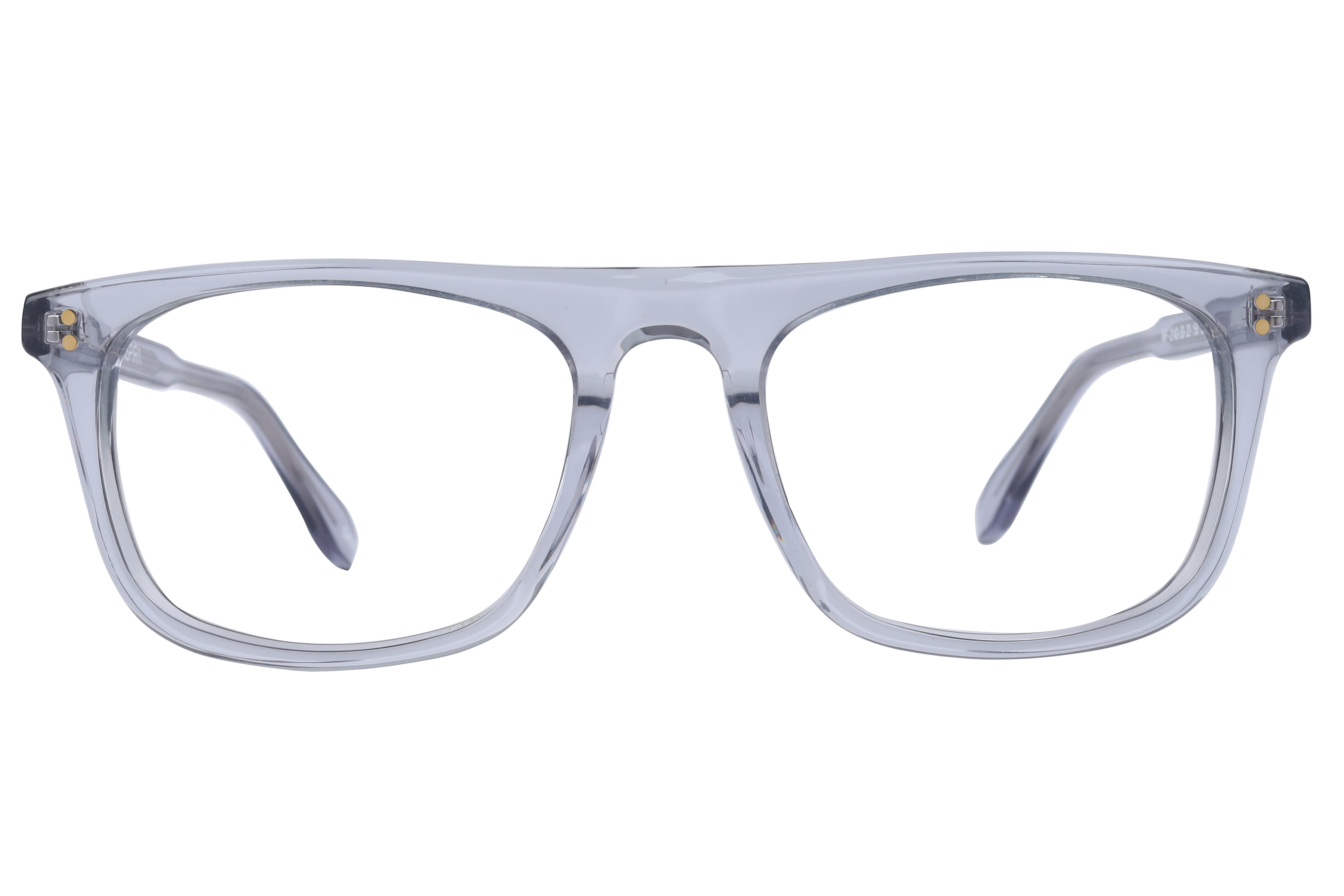 Inspira F2143 Frame Transparent Grey Male Full Shell — Transparent Grey frame