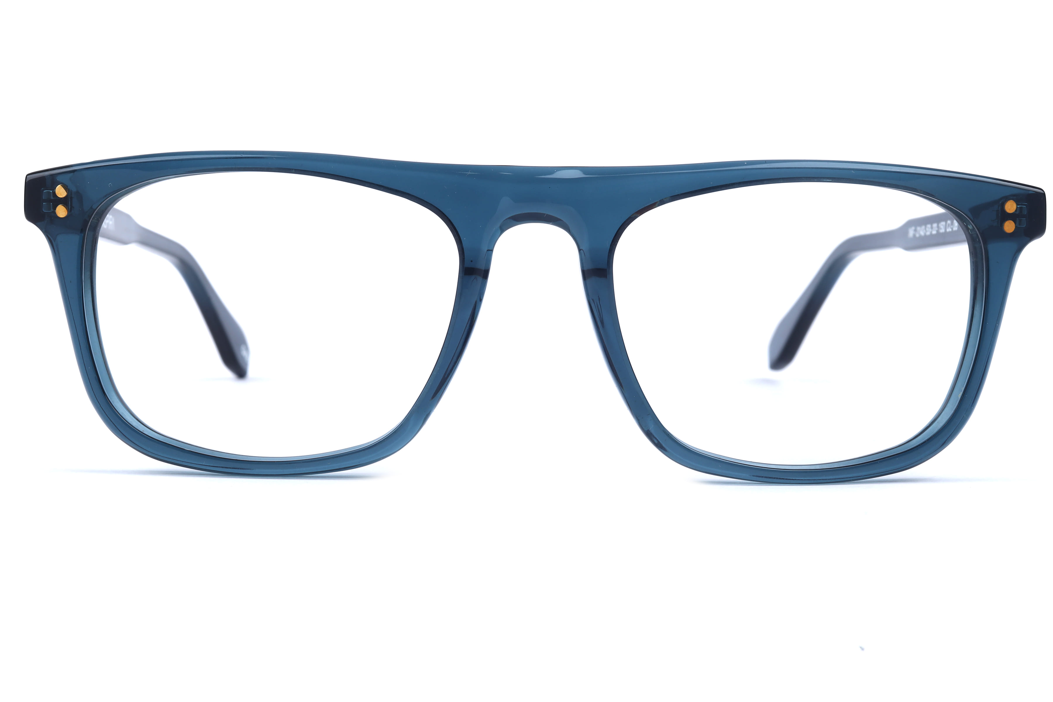 Inspira F2143 Frame Transparent Blue Male Full Shell — Transparent Blue frame