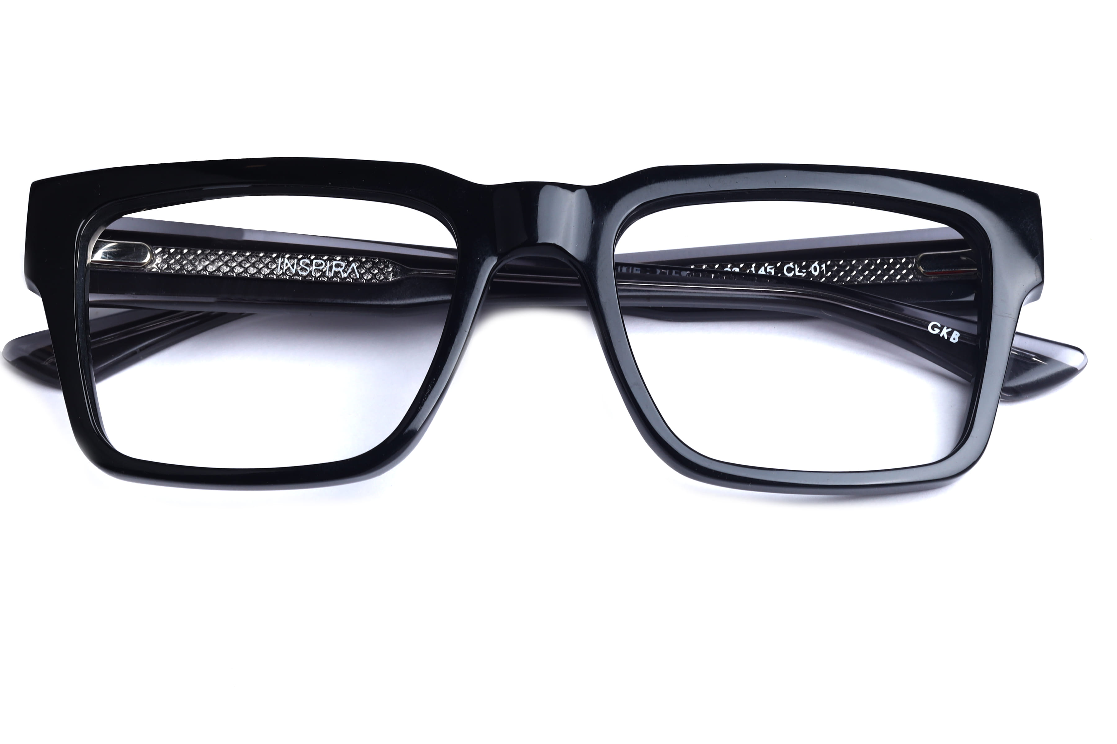 Inspira F2120 Frame Black Male Full Shell Frame — Black frame — view 4