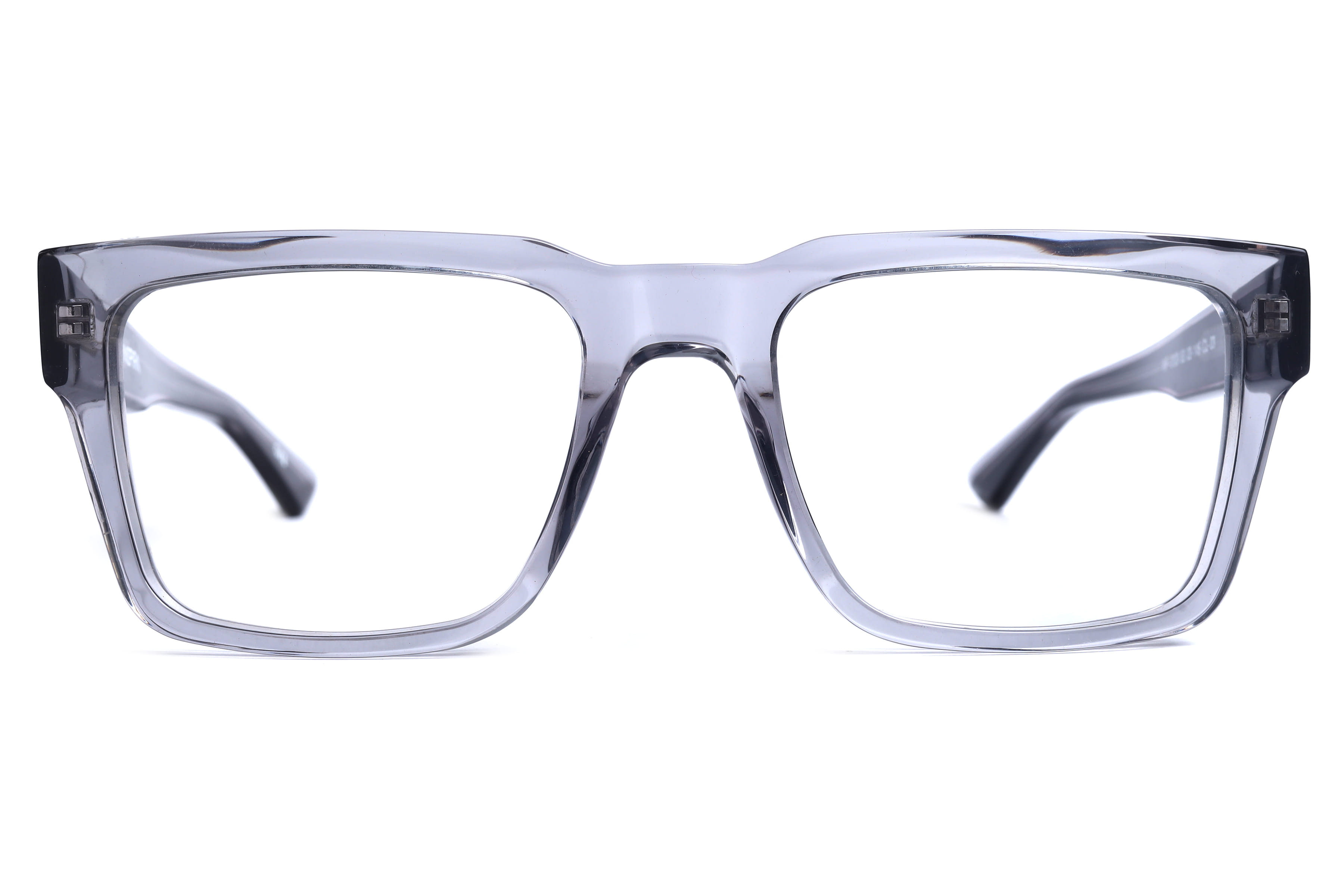 Inspira F2120 Frame Transparent Grey Male Full Shell — Transparent Grey frame