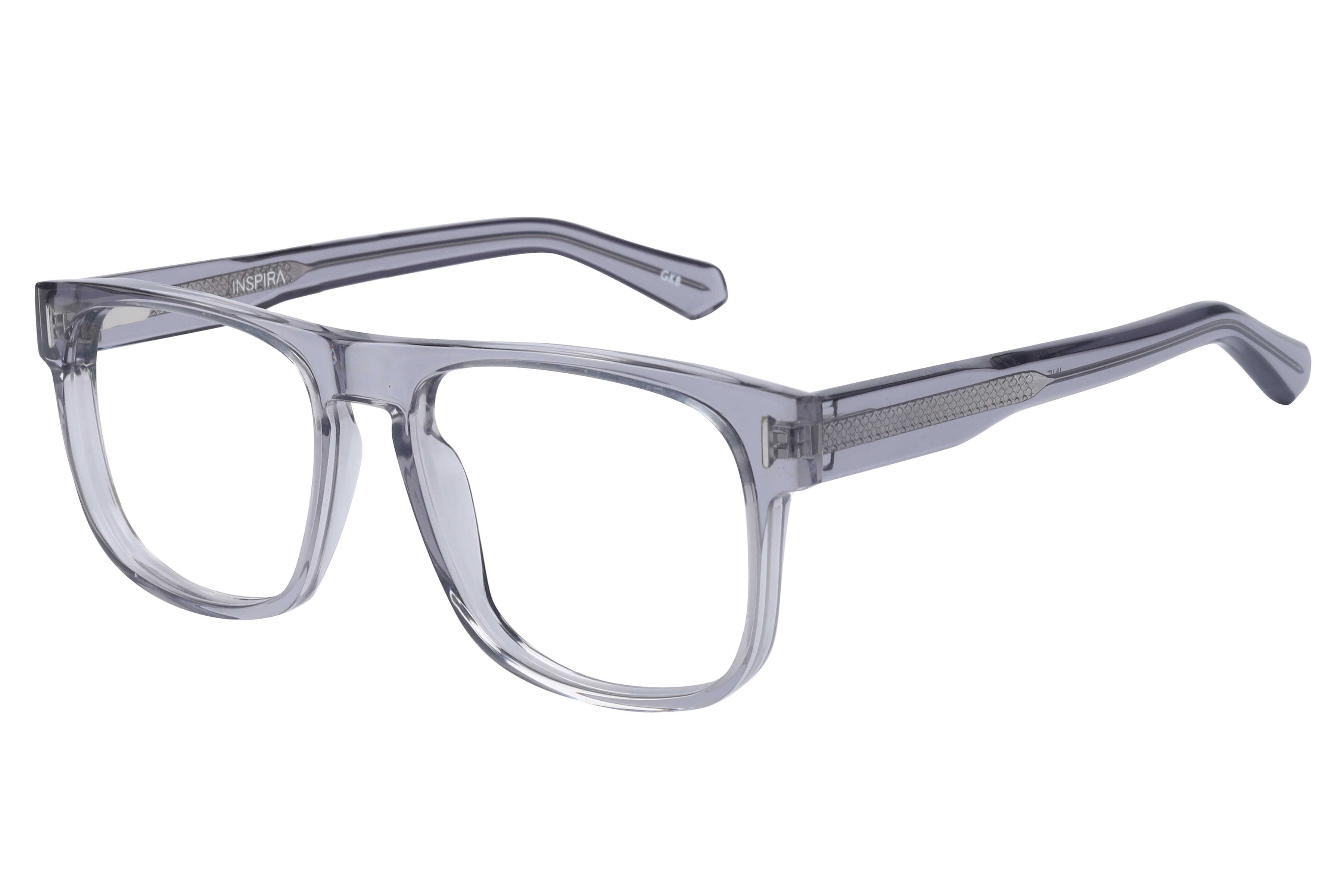INSPIRA F2157 CL-02 Frame — Transparent Grey frame — view 1