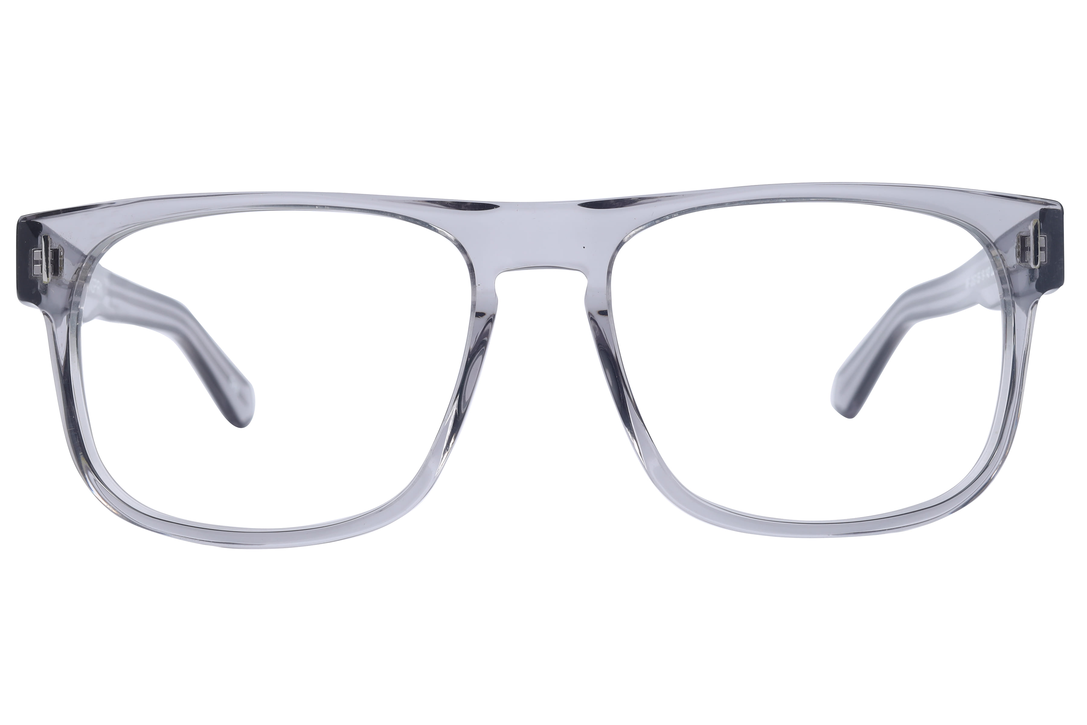 Inspira F2157 Frame Transparent Grey Male Full Shell — Transparent Grey frame