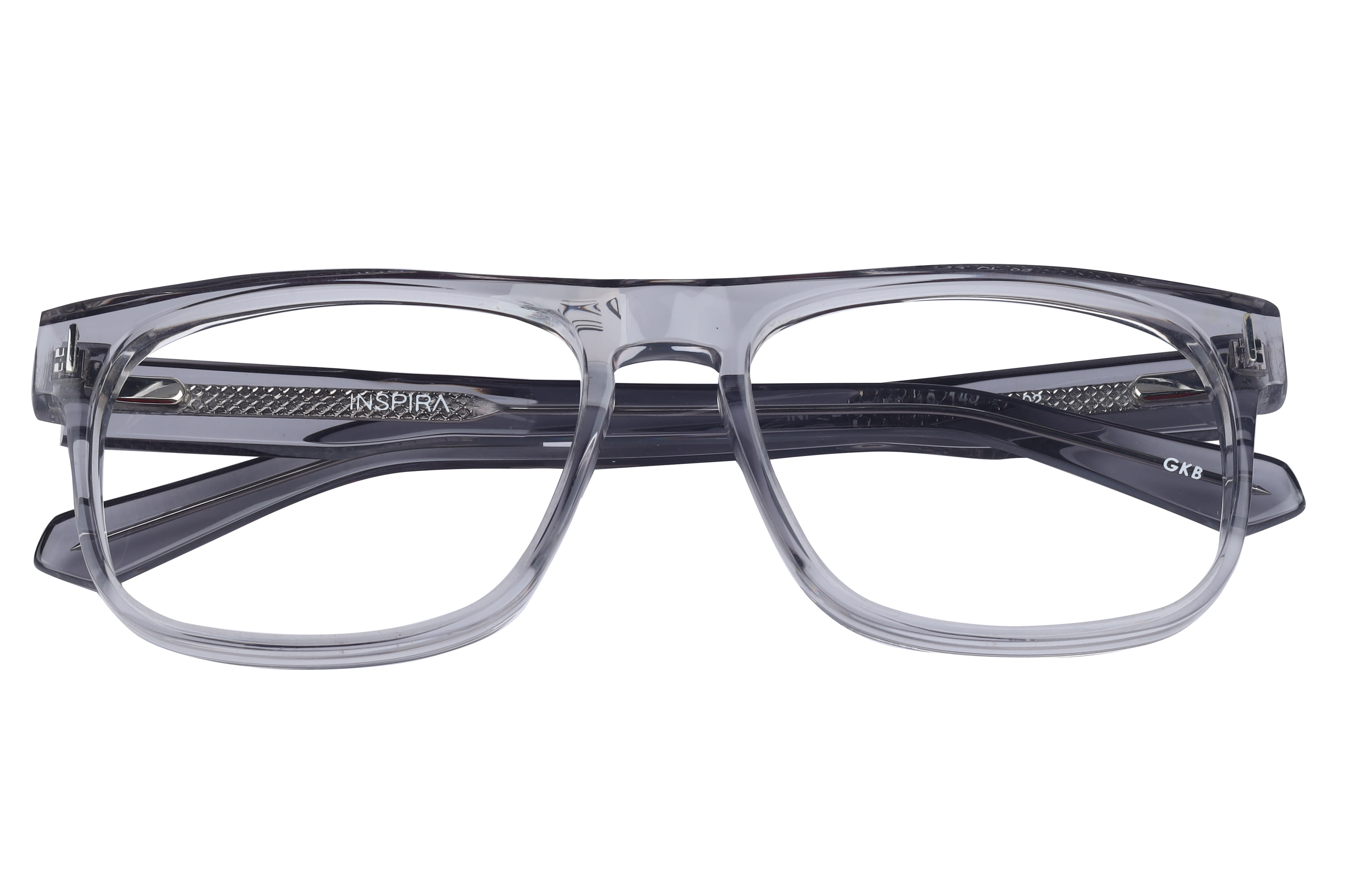 INSPIRA F2157 CL-02 Frame — Transparent Grey frame — view 4