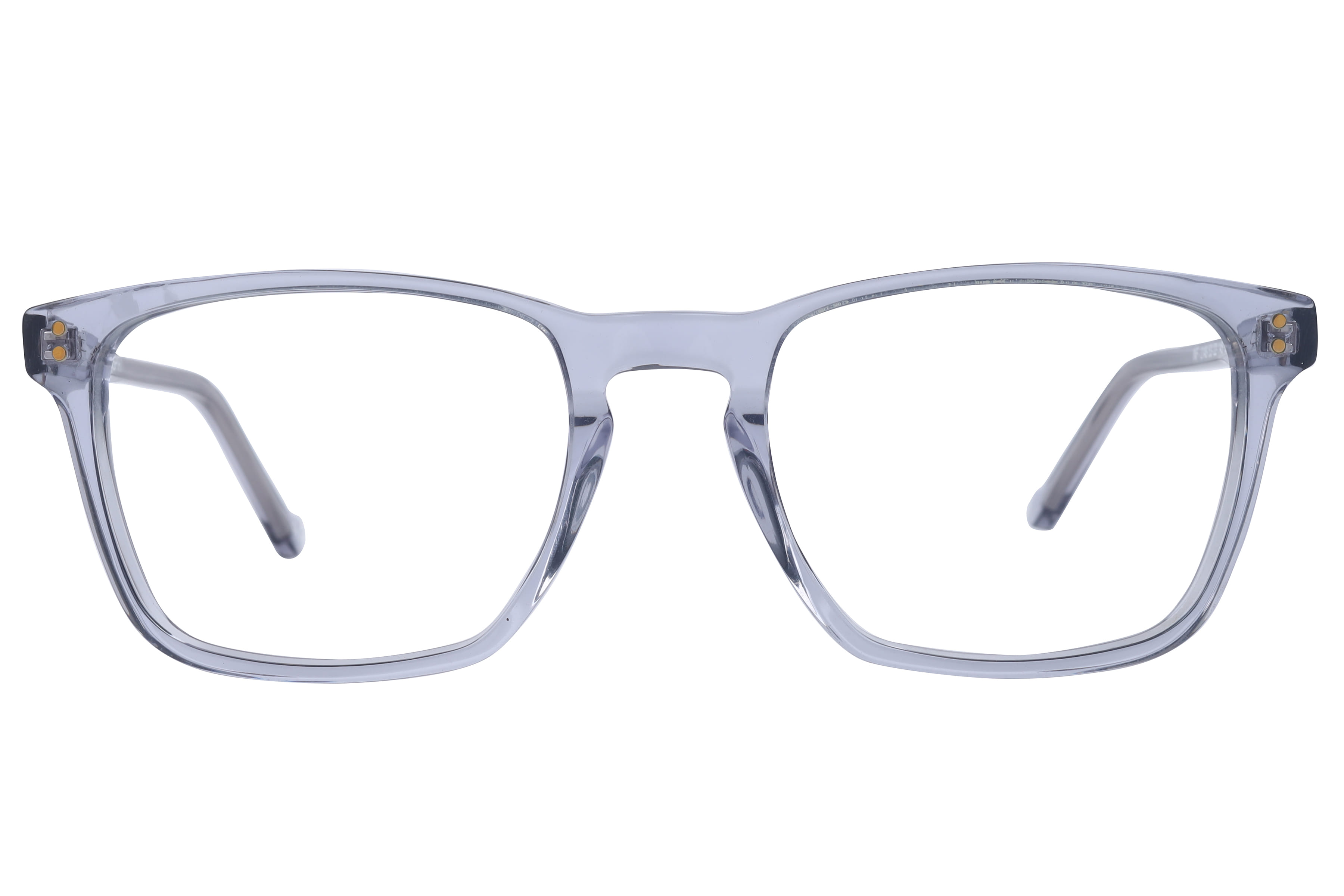 Inspira F2148 Frame Transparent Grey Male Full Shell — Transparent Grey frame