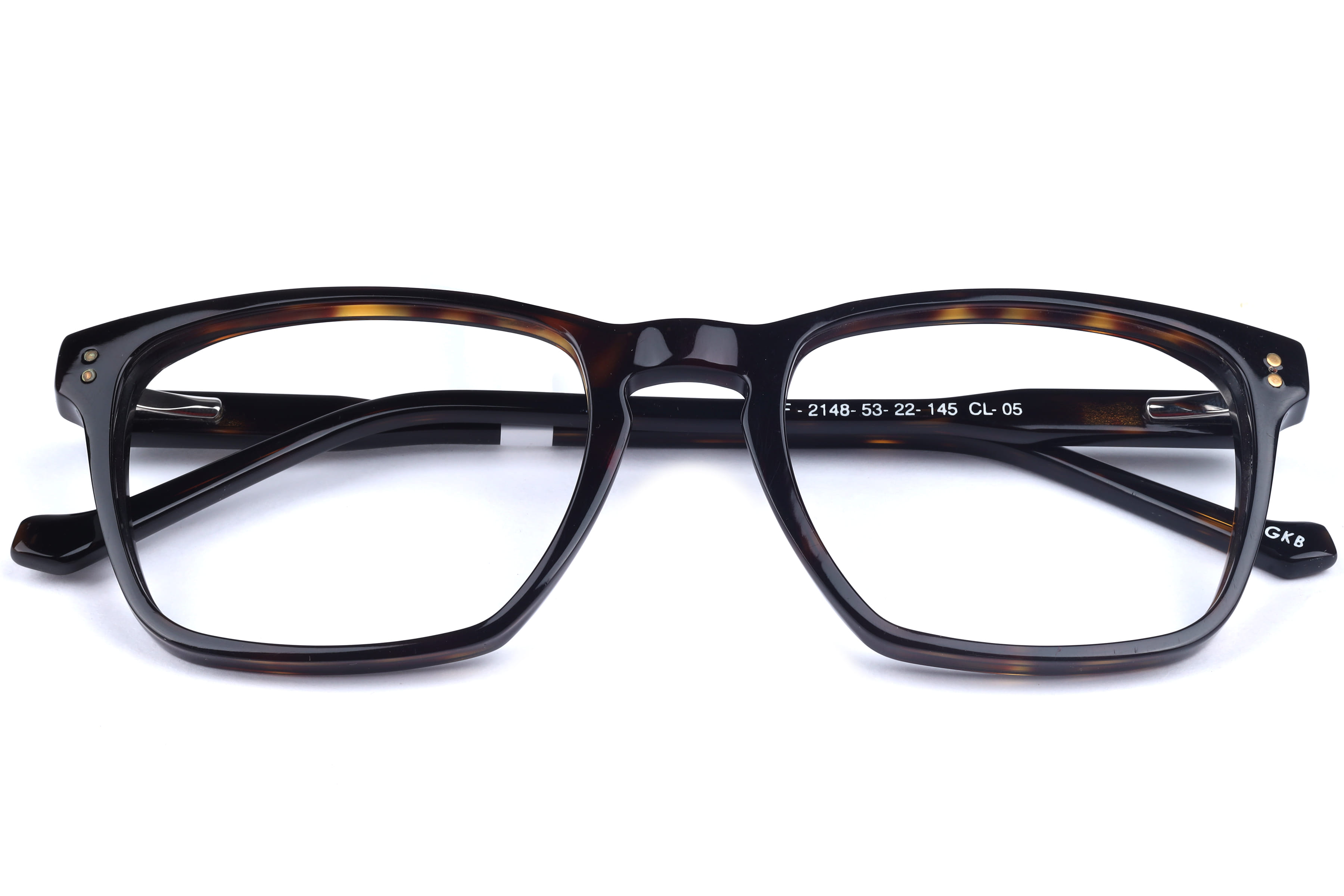 Inspira F2148 Frame Havana Male Full Shell Frame — Havana frame — view 4