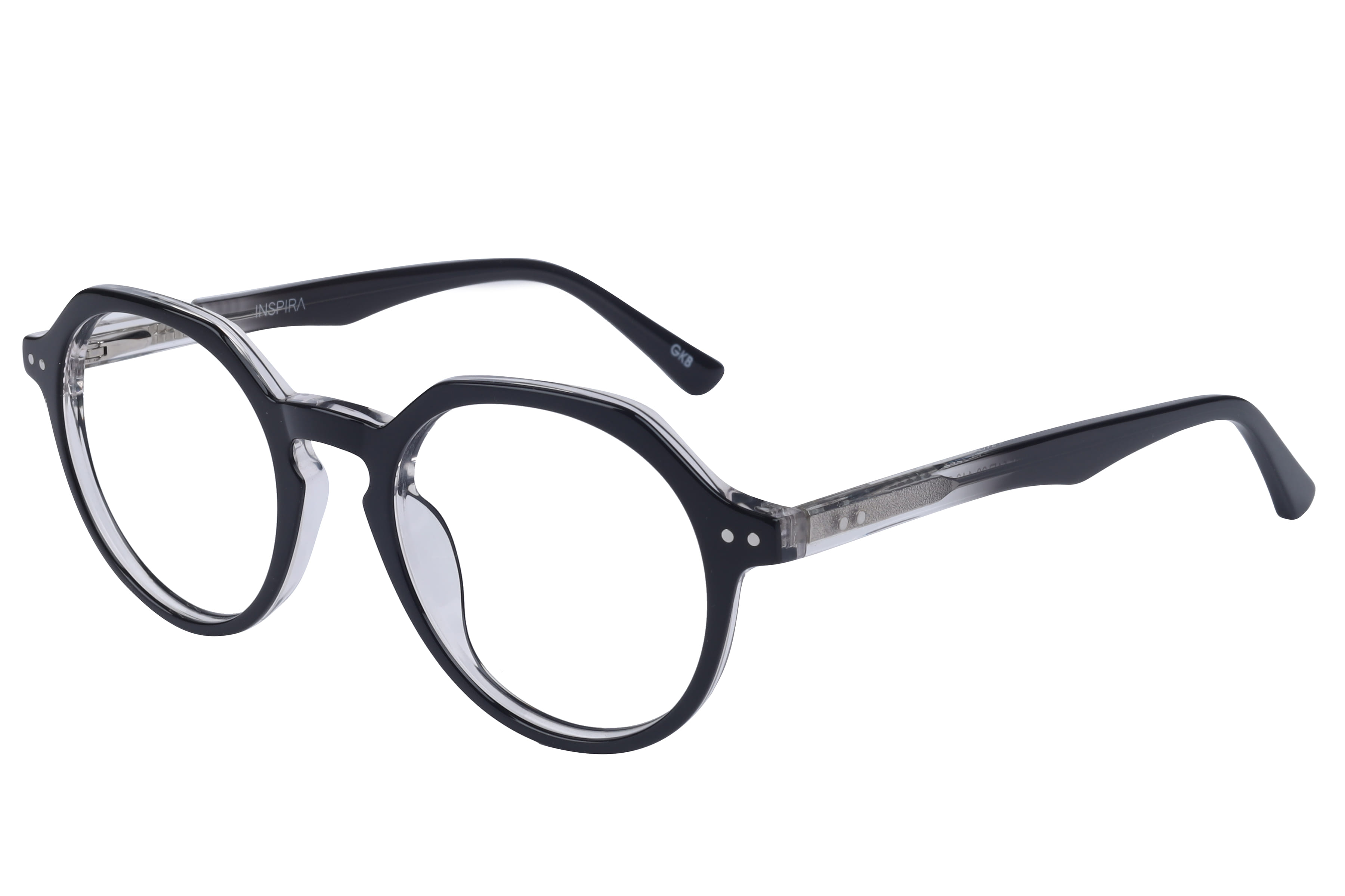 Inspira BAF2005 Frame Black Unisex Full Shell Frame — Black frame — view 1