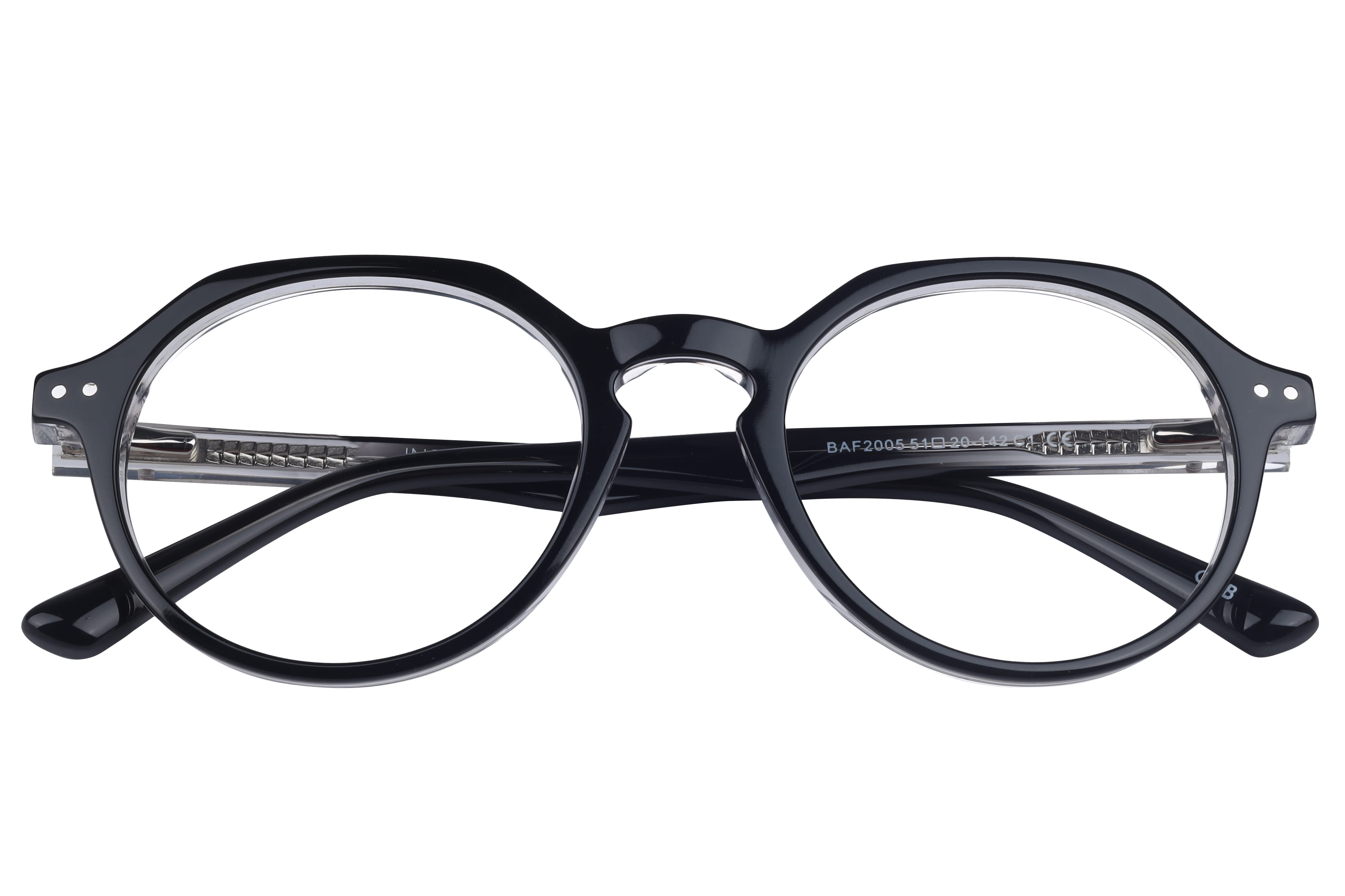 Inspira BAF2005 Frame Black Unisex Full Shell Frame — Black frame — view 4