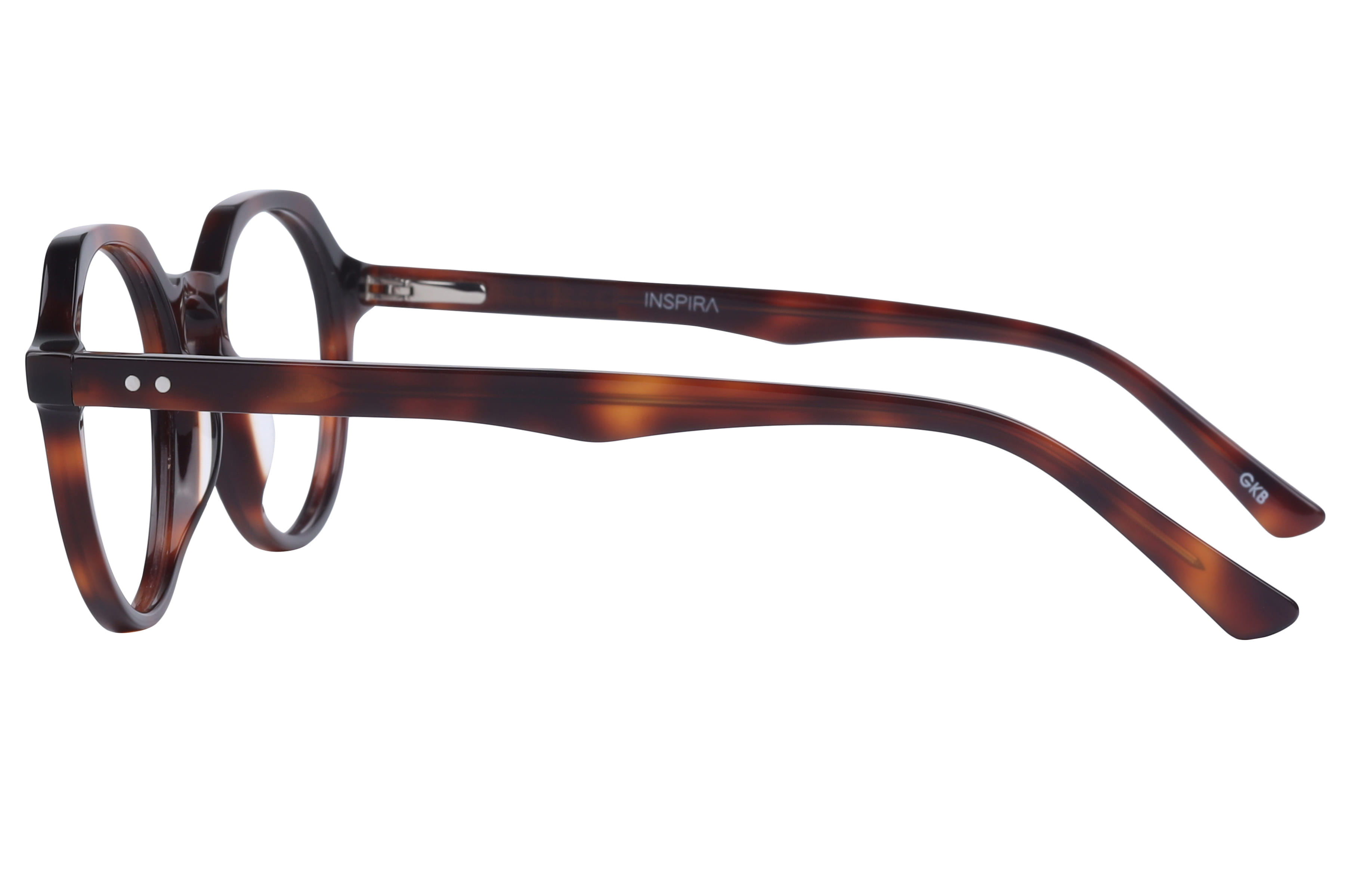 Inspira BAF2005 Frame Havana Unisex Full Shell Frame — Havana frame — view 3