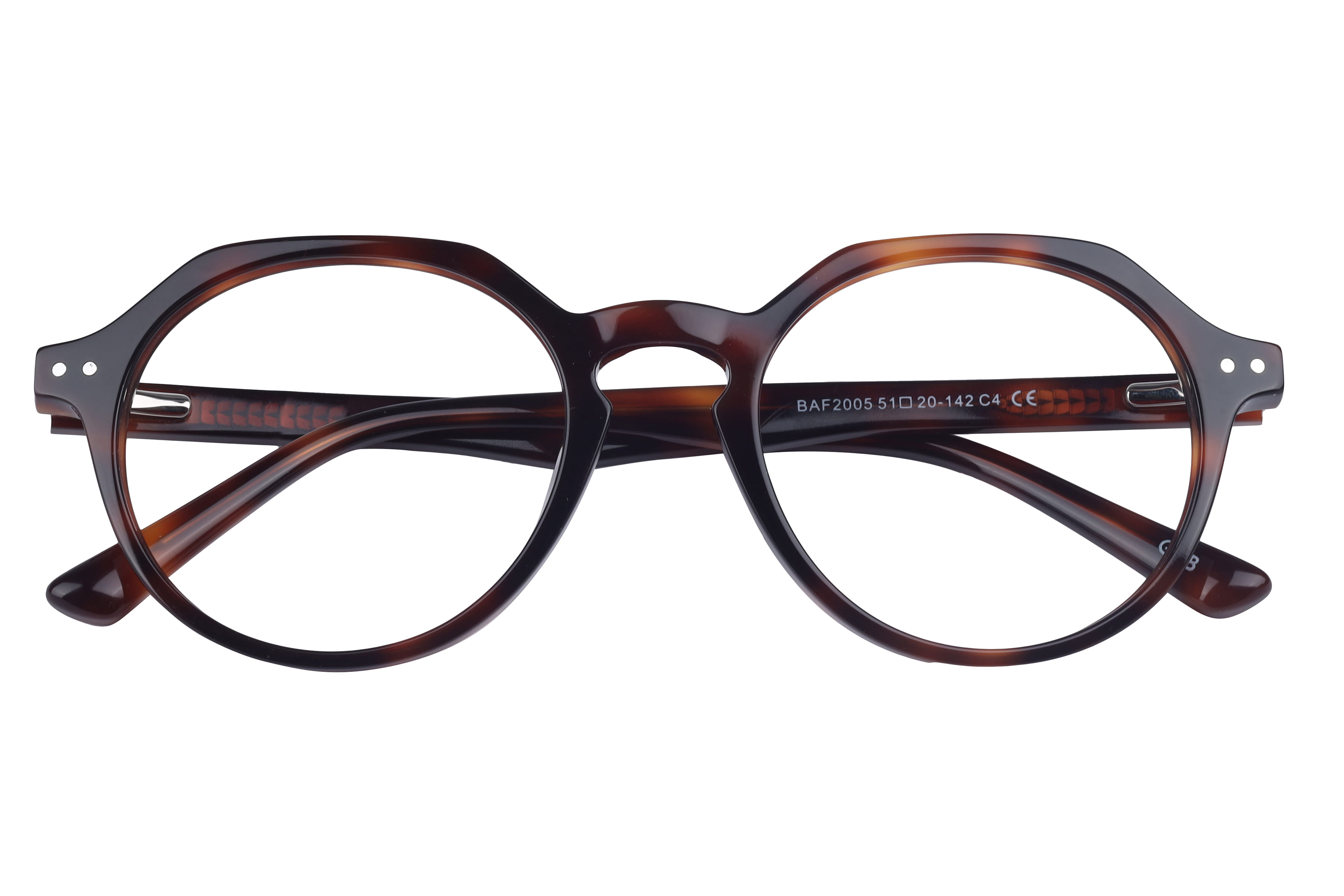 Inspira BAF2005 Frame Havana Unisex Full Shell Frame — Havana frame — view 4