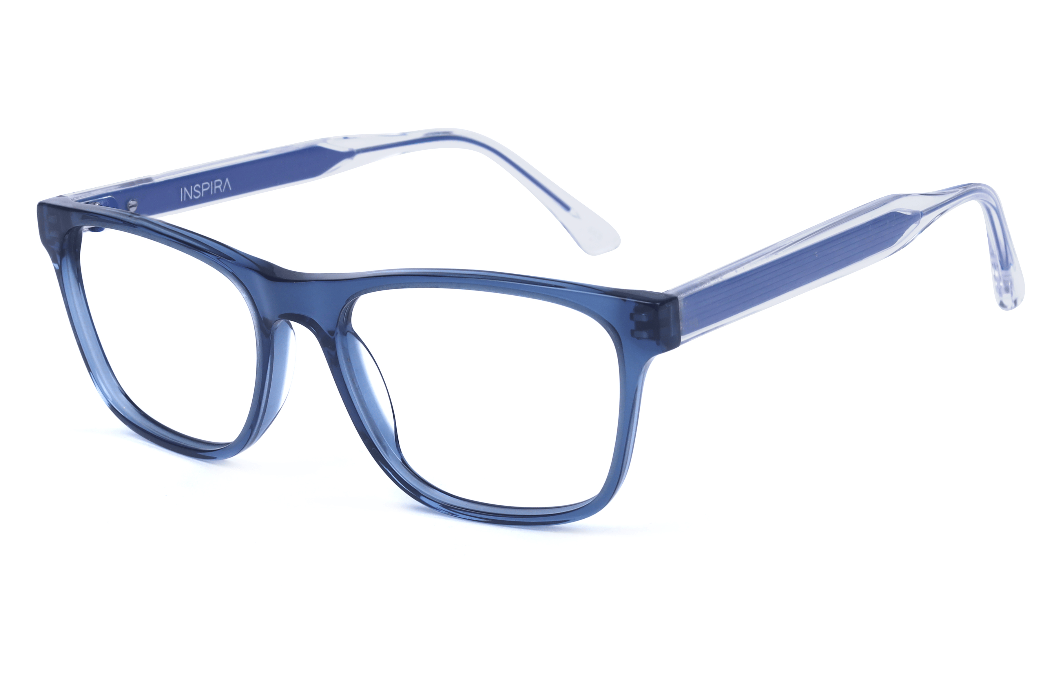 INSPIRA RD3575 C2 Frame — Transparent Blue frame — view 1