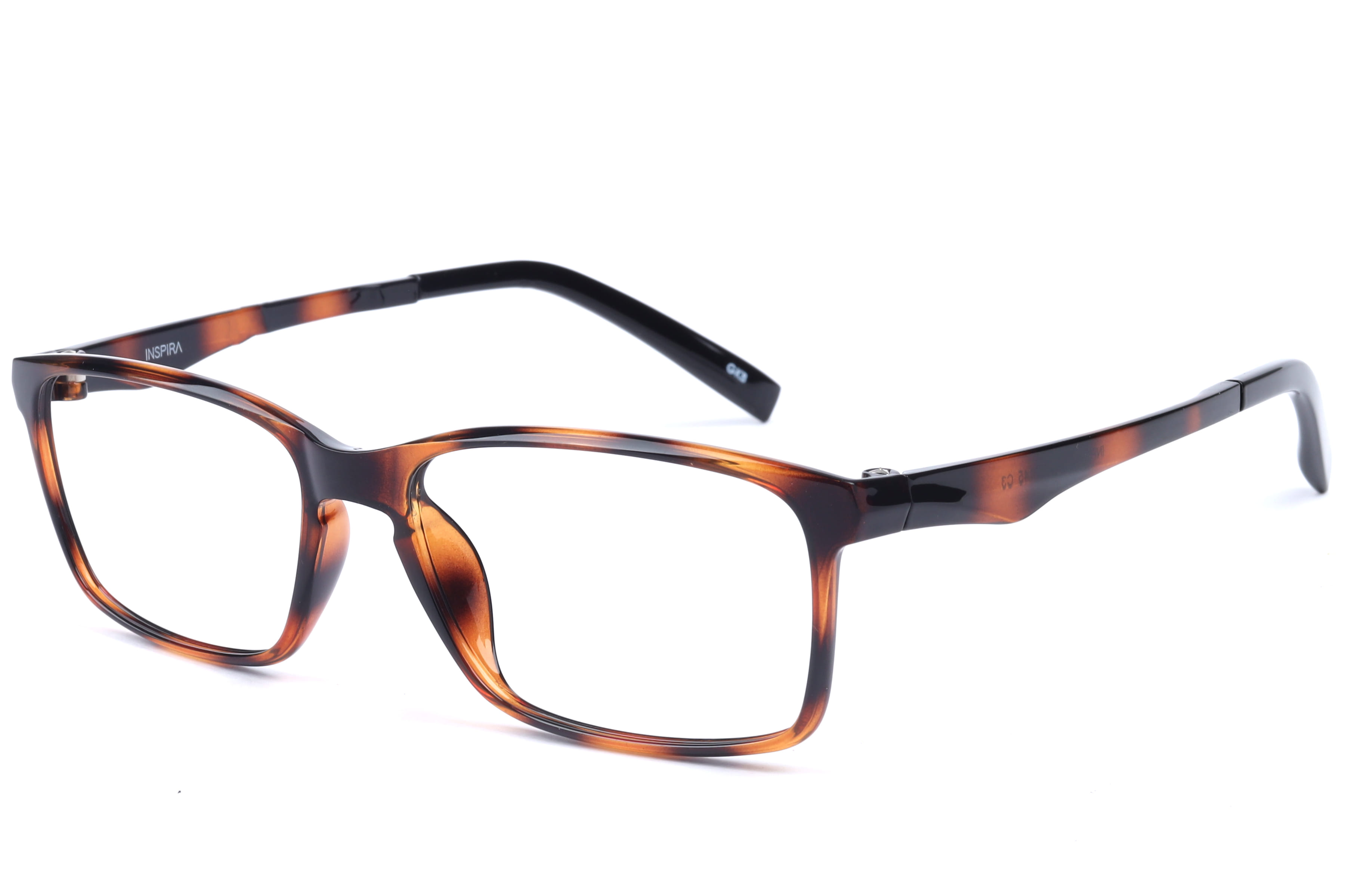 Inspira F6751 Frame Havana Male Full Shell Frame — Havana frame — view 1