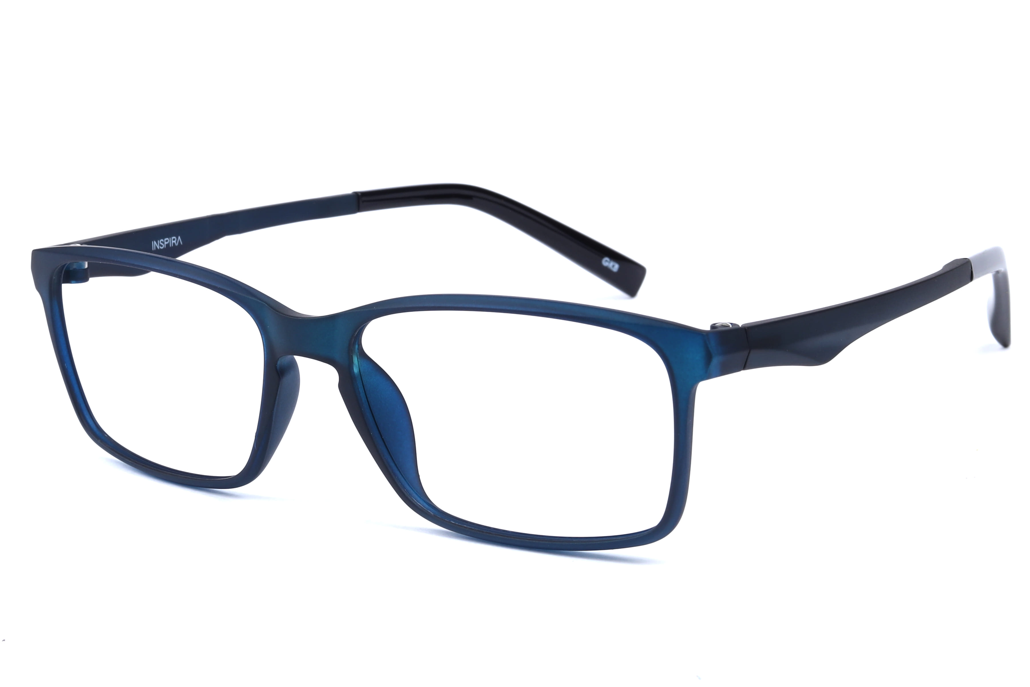 Inspira F6751 Frame Matt Blue Male Full Shell Frame — Matt Blue frame — view 1