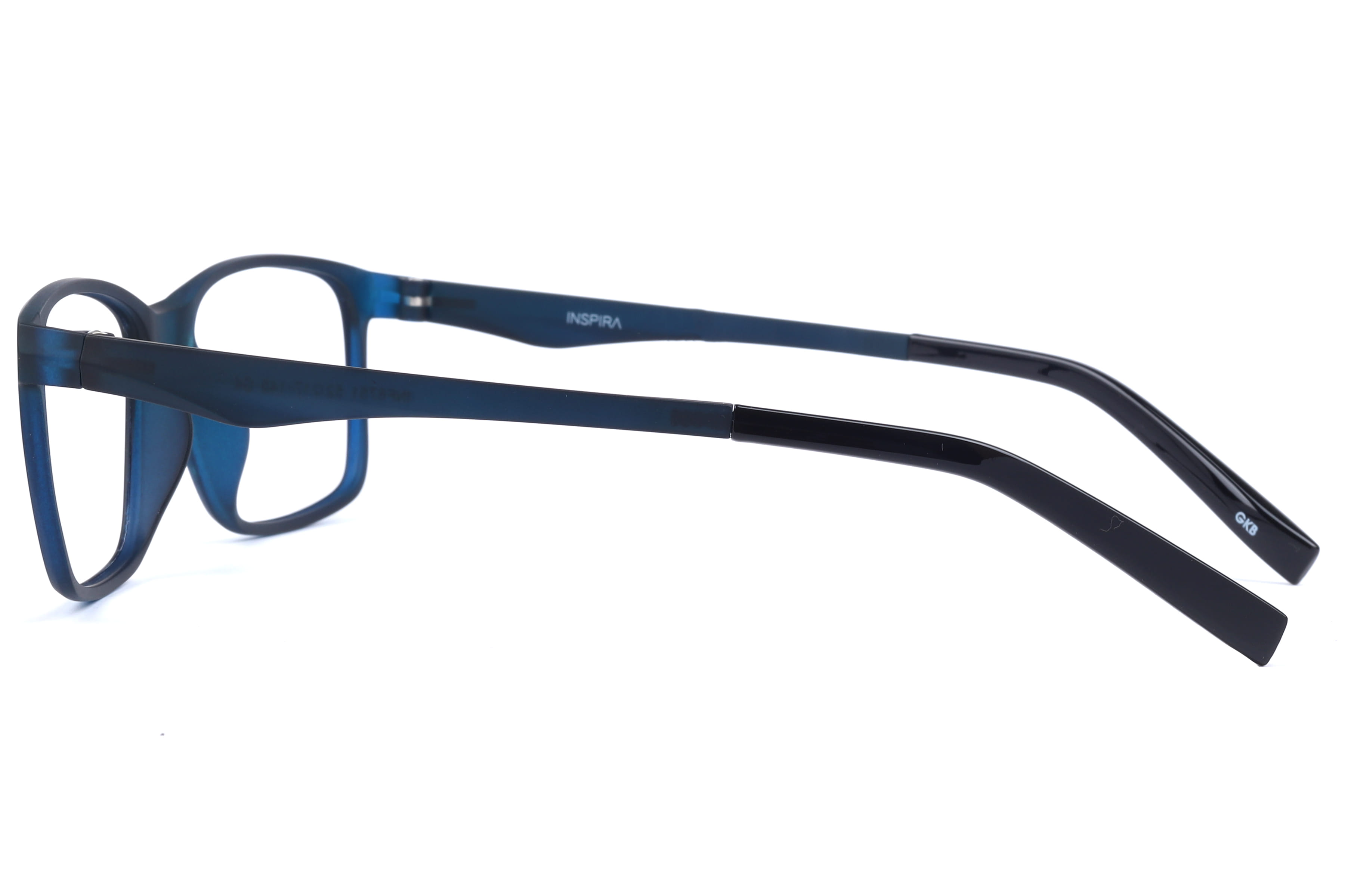 Inspira F6751 Frame Matt Blue Male Full Shell Frame — Matt Blue frame — view 3