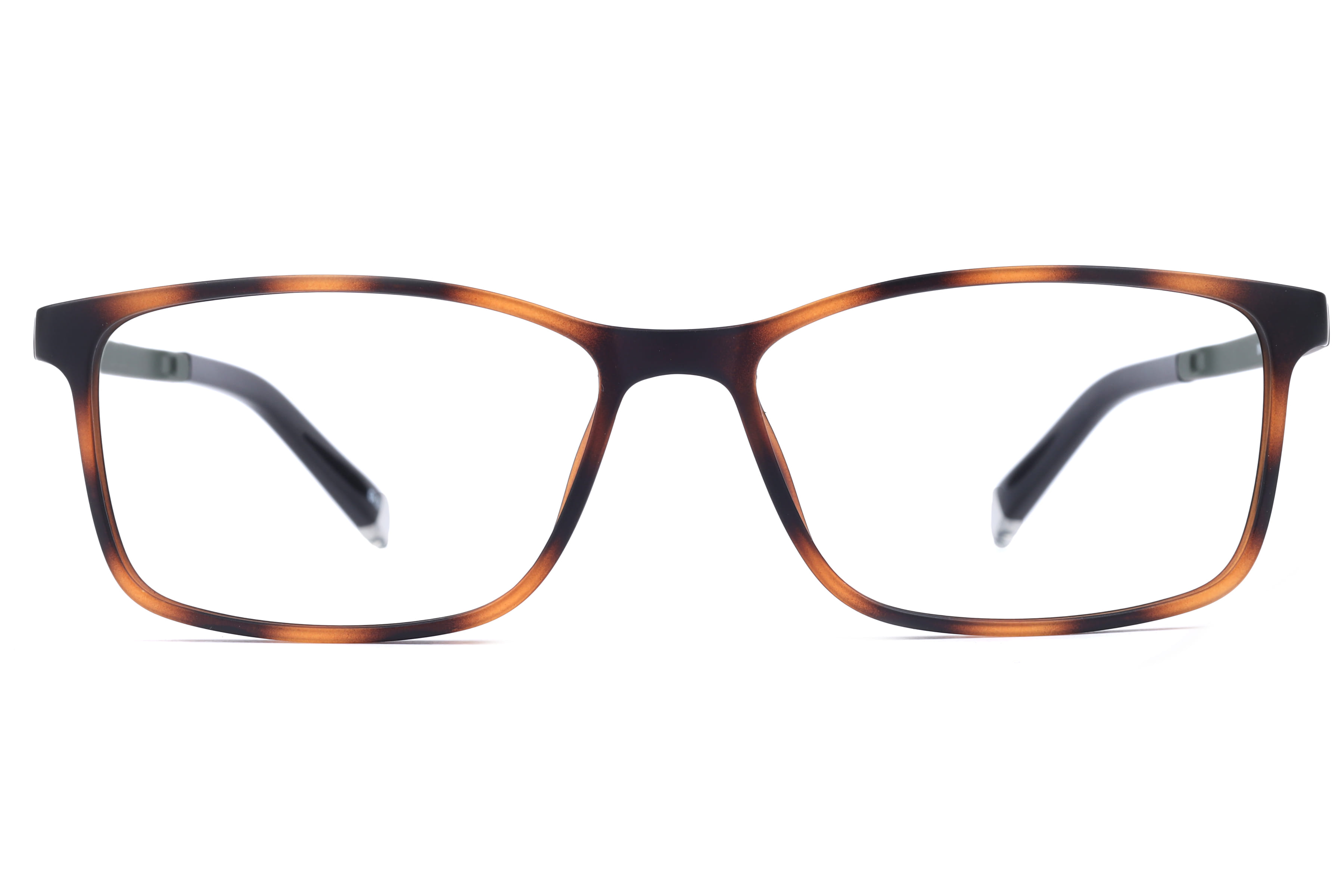Inspira F6495 Frame Matt Havana Unisex Full Shell Frame — Matt Havana frame — view 2