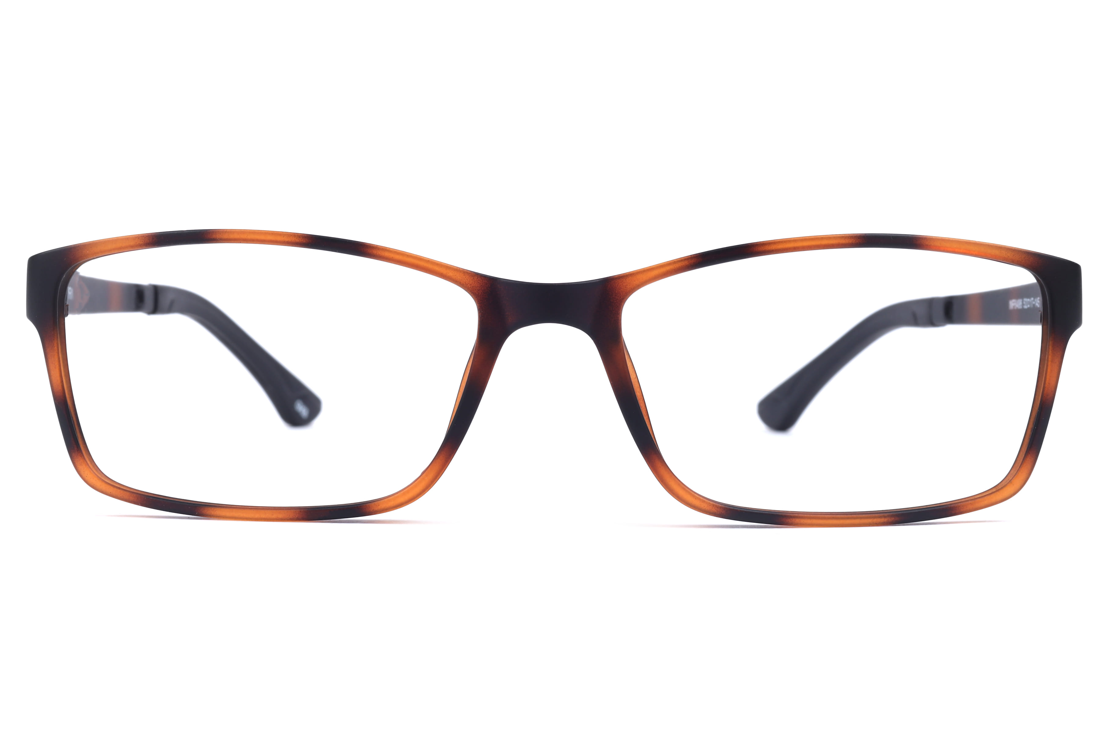 Inspira F6496 Frame Matt Havana Unisex Full Shell Frame — Matt Havana frame — view 2