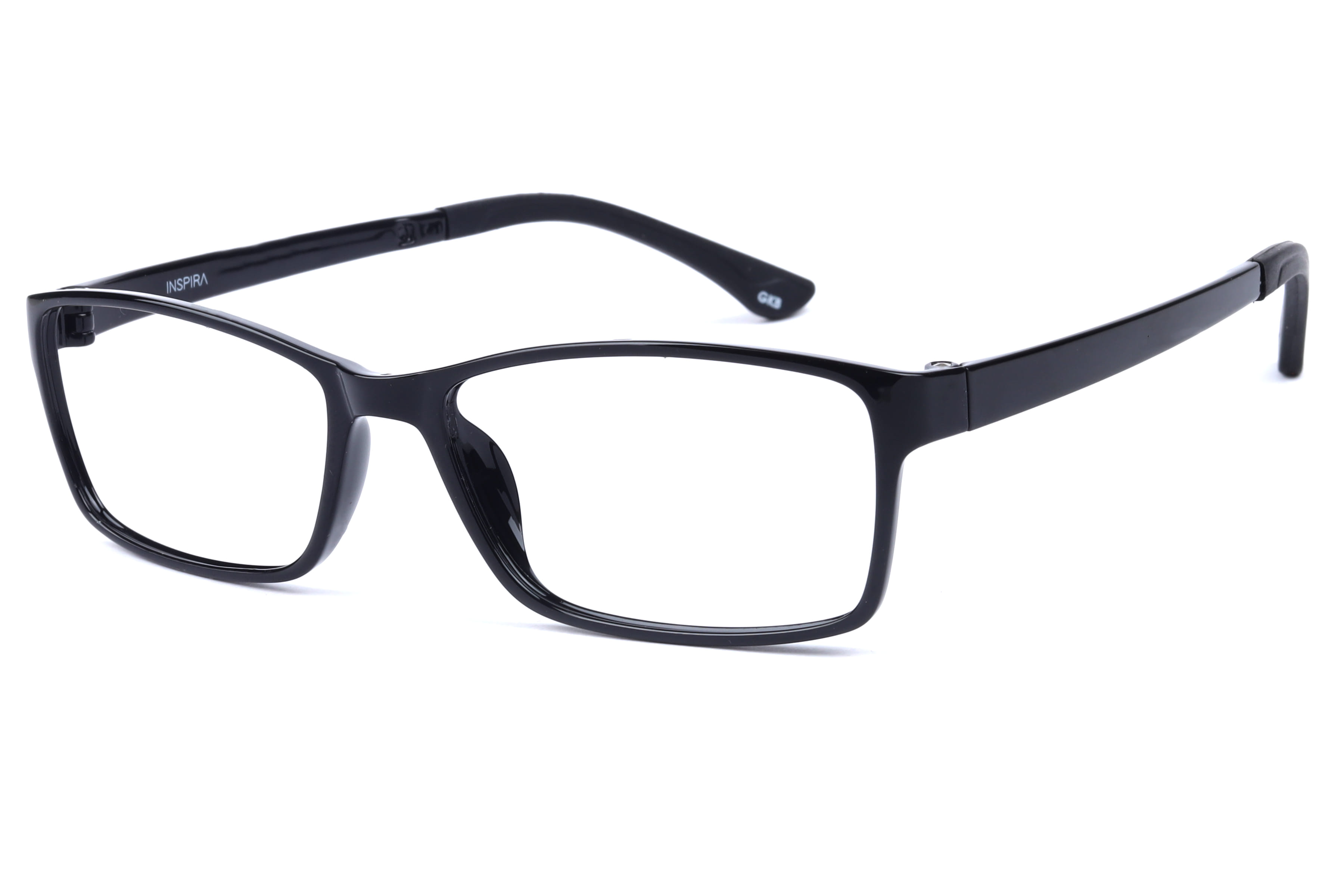 Inspira F6496 Frame Black Unisex Full Shell Frame — Black frame — view 1