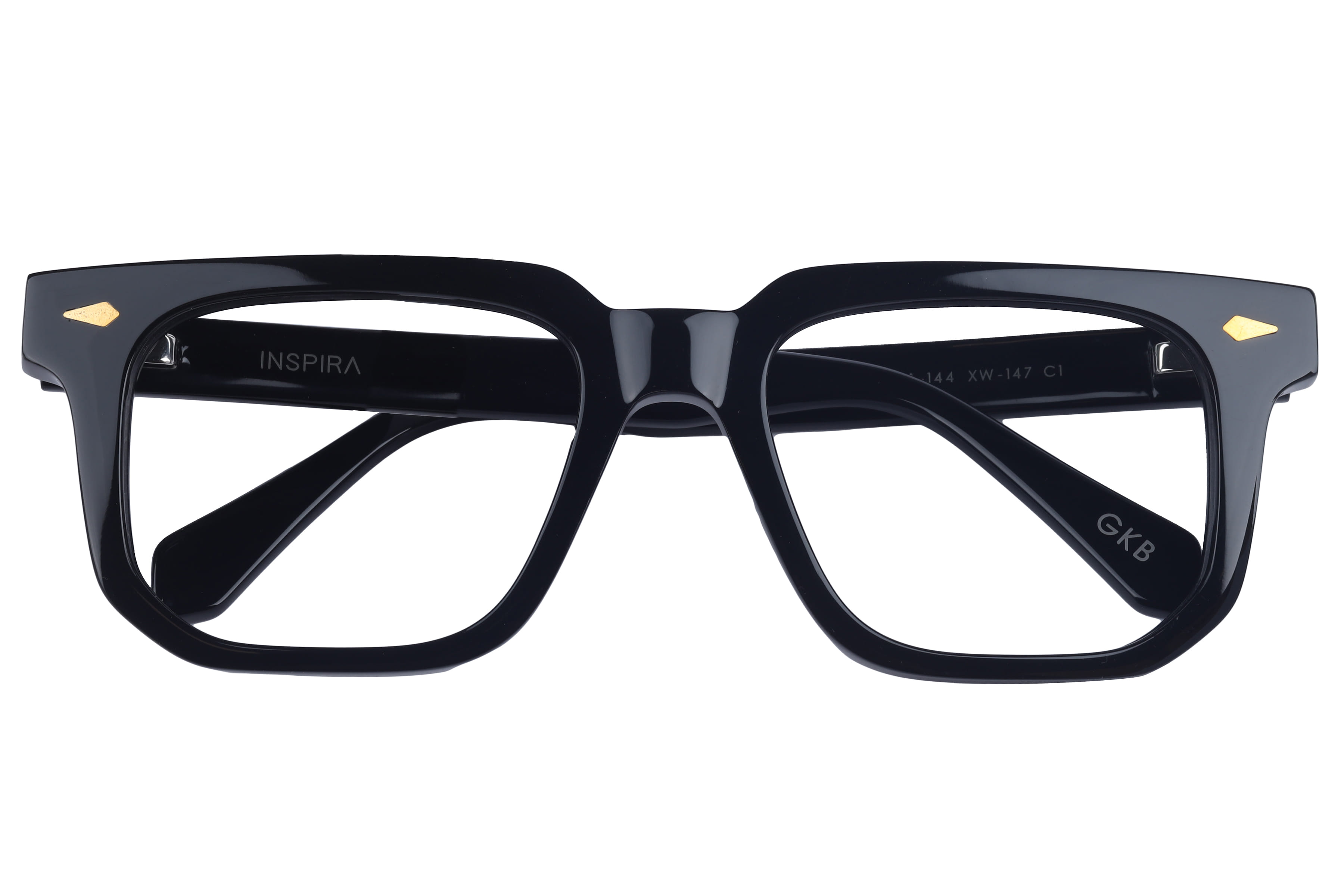 Inspira 13118 XQ-147 Frame Black Male Full Shell Frame — Black frame — view 4