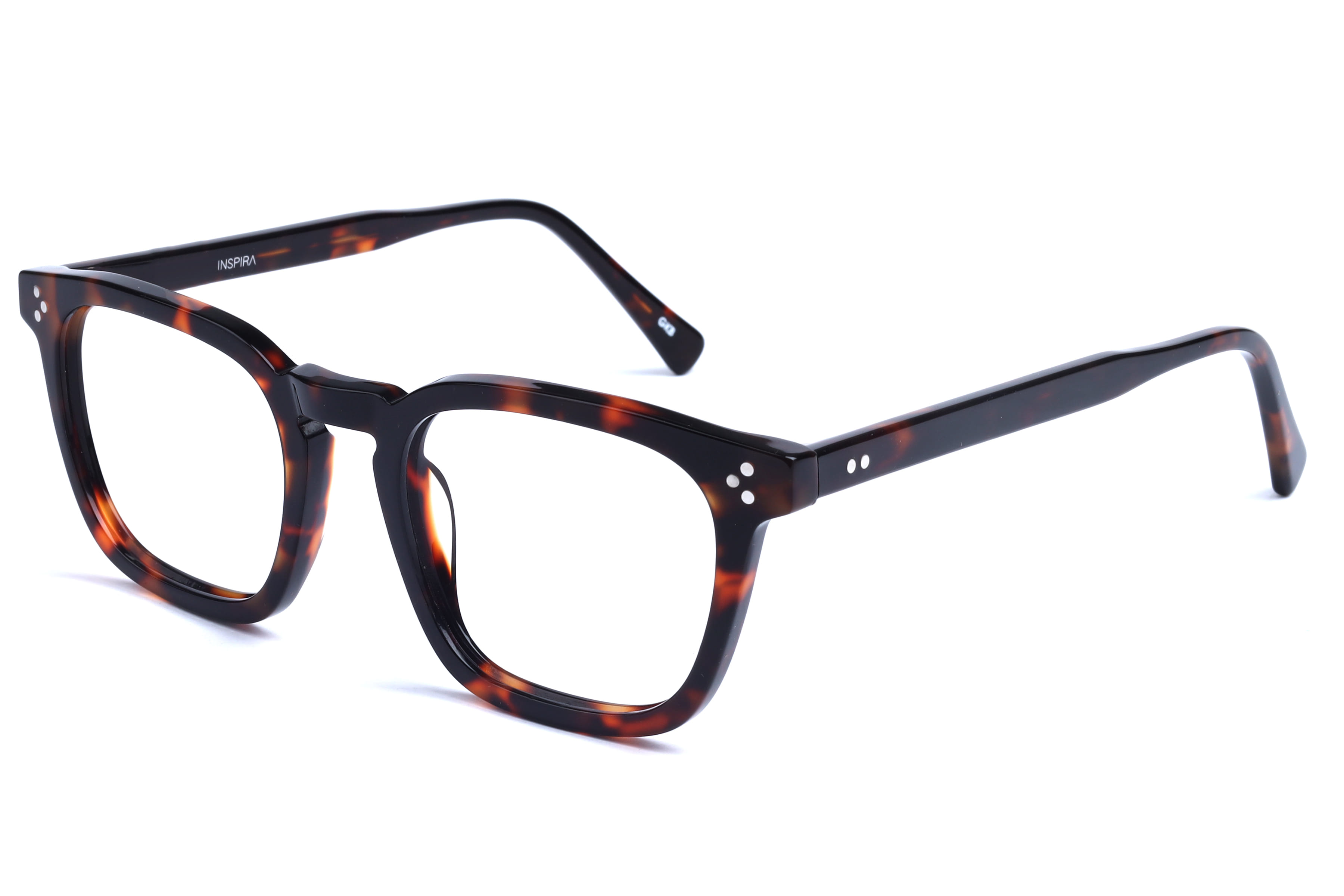 Inspira BOA1209 Frame Havana Male Full Shell Frame — Havana frame — view 1