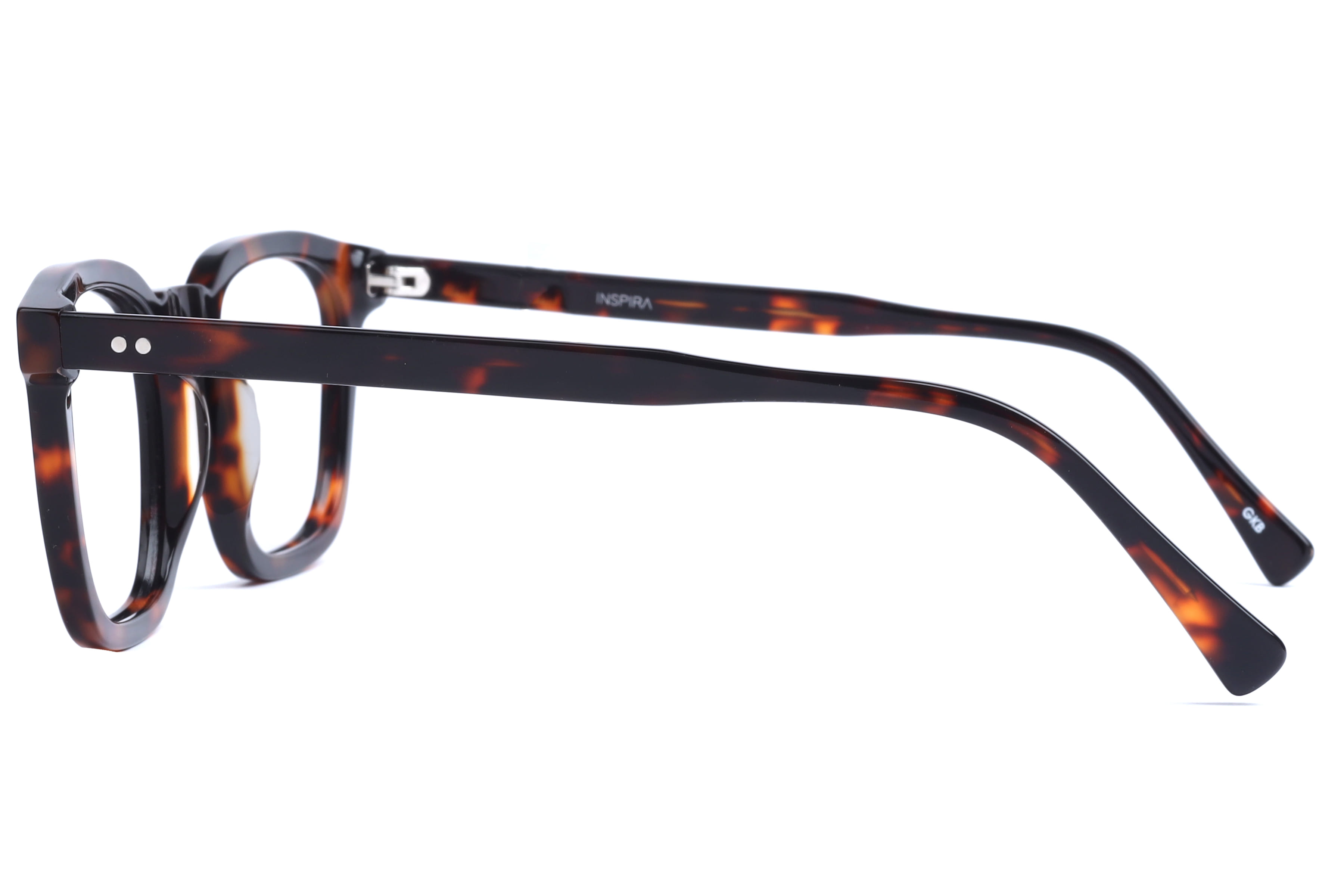 Inspira BOA1209 Frame Havana Male Full Shell Frame — Havana frame — view 3