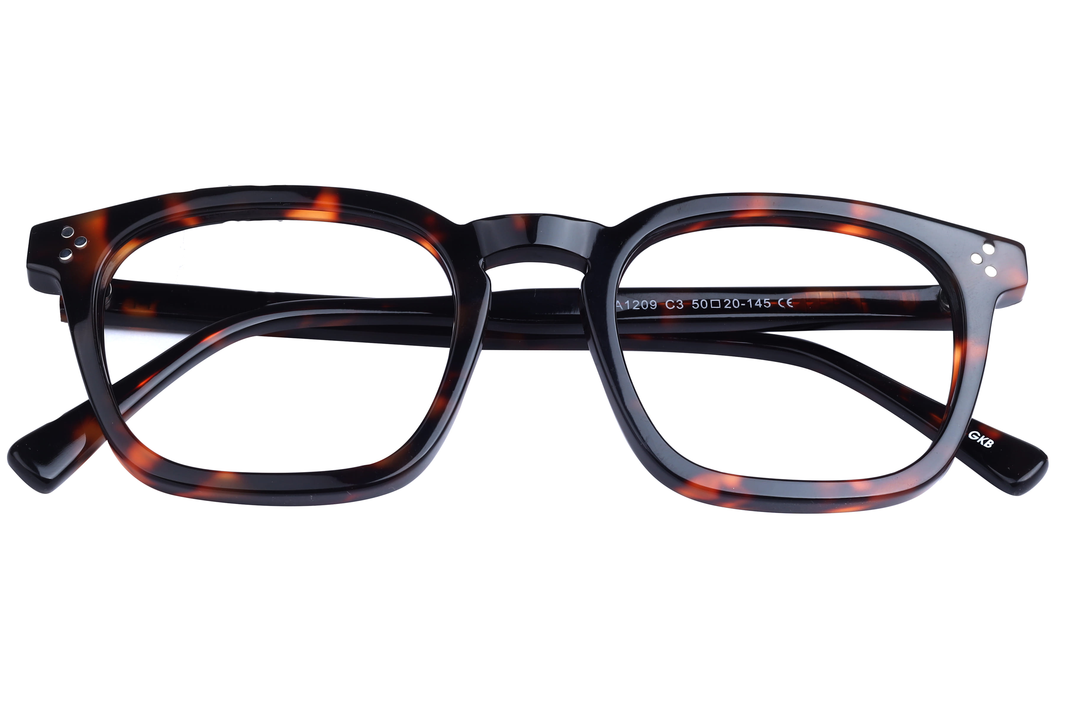 Inspira BOA1209 Frame Havana Male Full Shell Frame — Havana frame — view 4