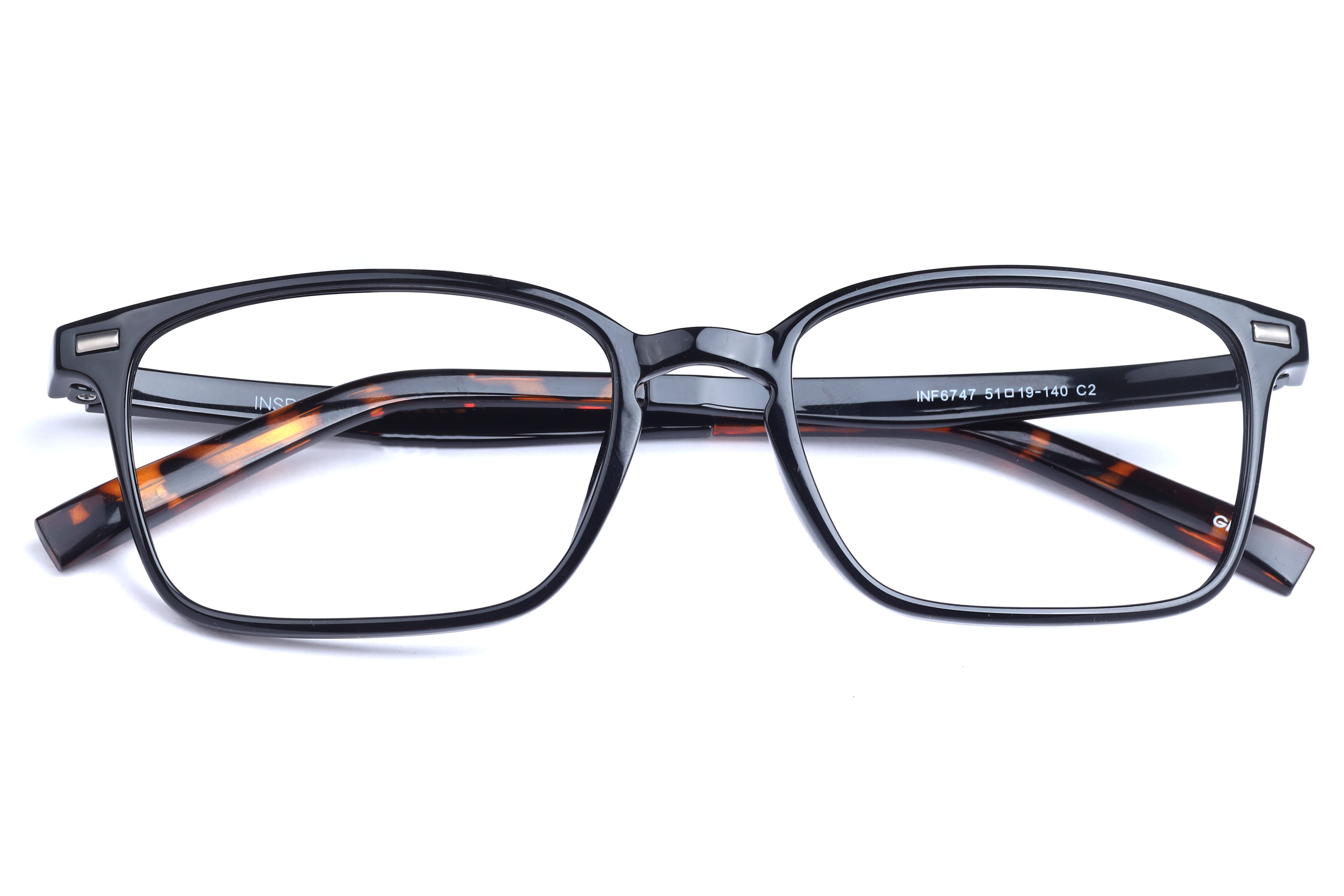 Inspira INF6747 Frame Black Unisex Full Shell Frame — Black frame — view 4