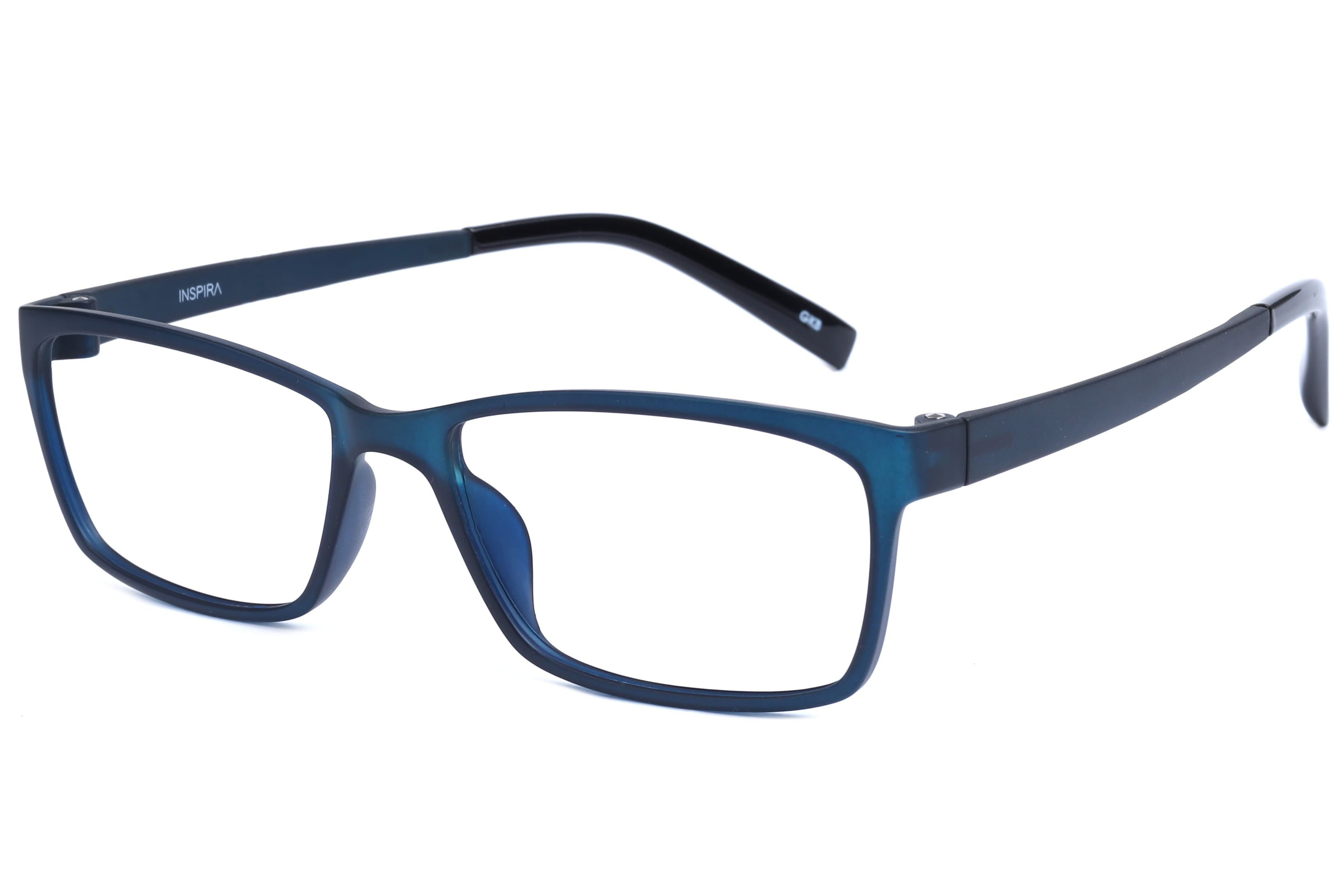 Inspira INF6748 Frame Matt Blue Unisex Full Shell Frame — view 1