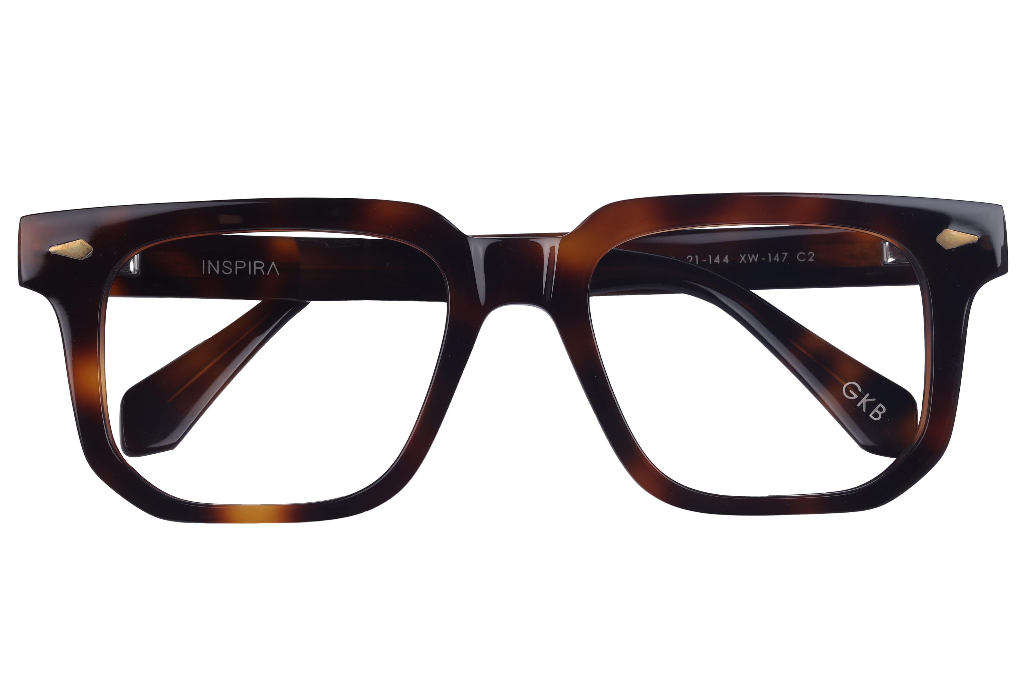 Inspira 13118 XW-147 Frame Havana Male Full Shell Frame — Havana frame — view 4