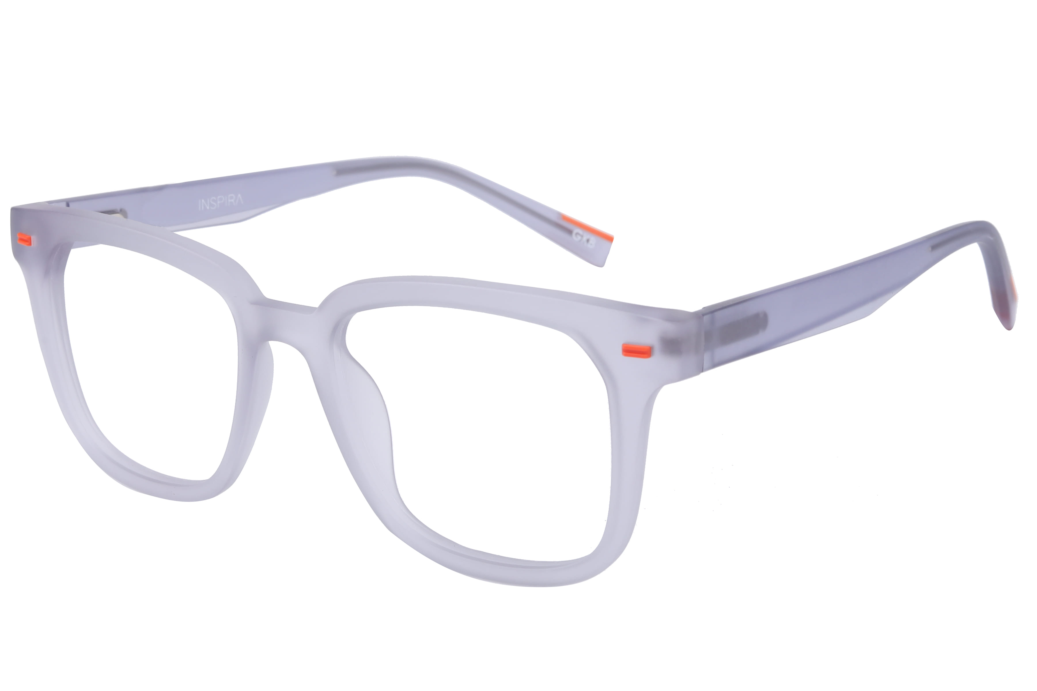 Inspira MR06-11 Frame Matt Transparent Male Full Shell Frame — Matt Transparent frame — view 1