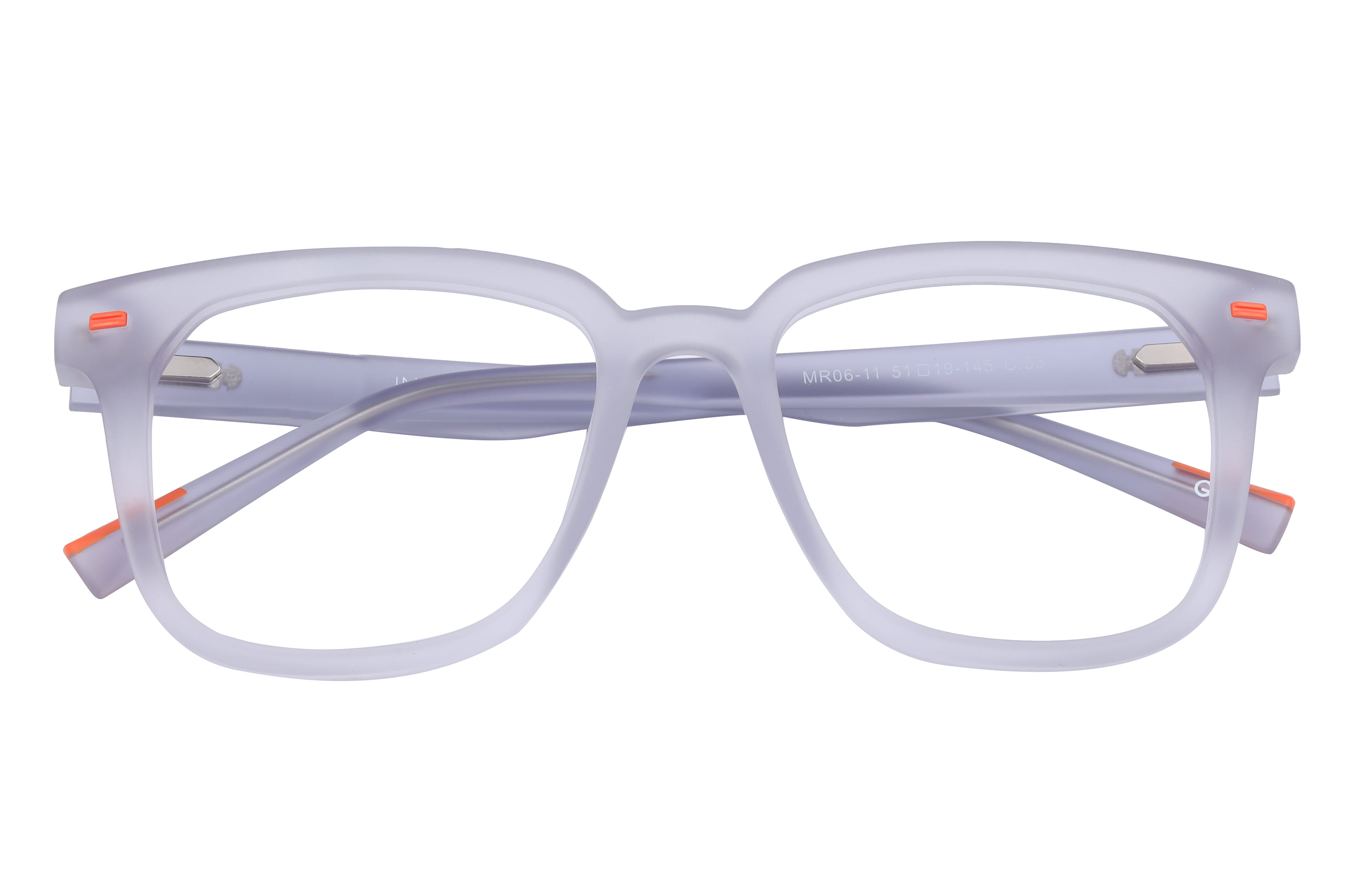 Inspira MR06-11 Frame Matt Transparent Male Full Shell Frame — Matt Transparent frame — view 4