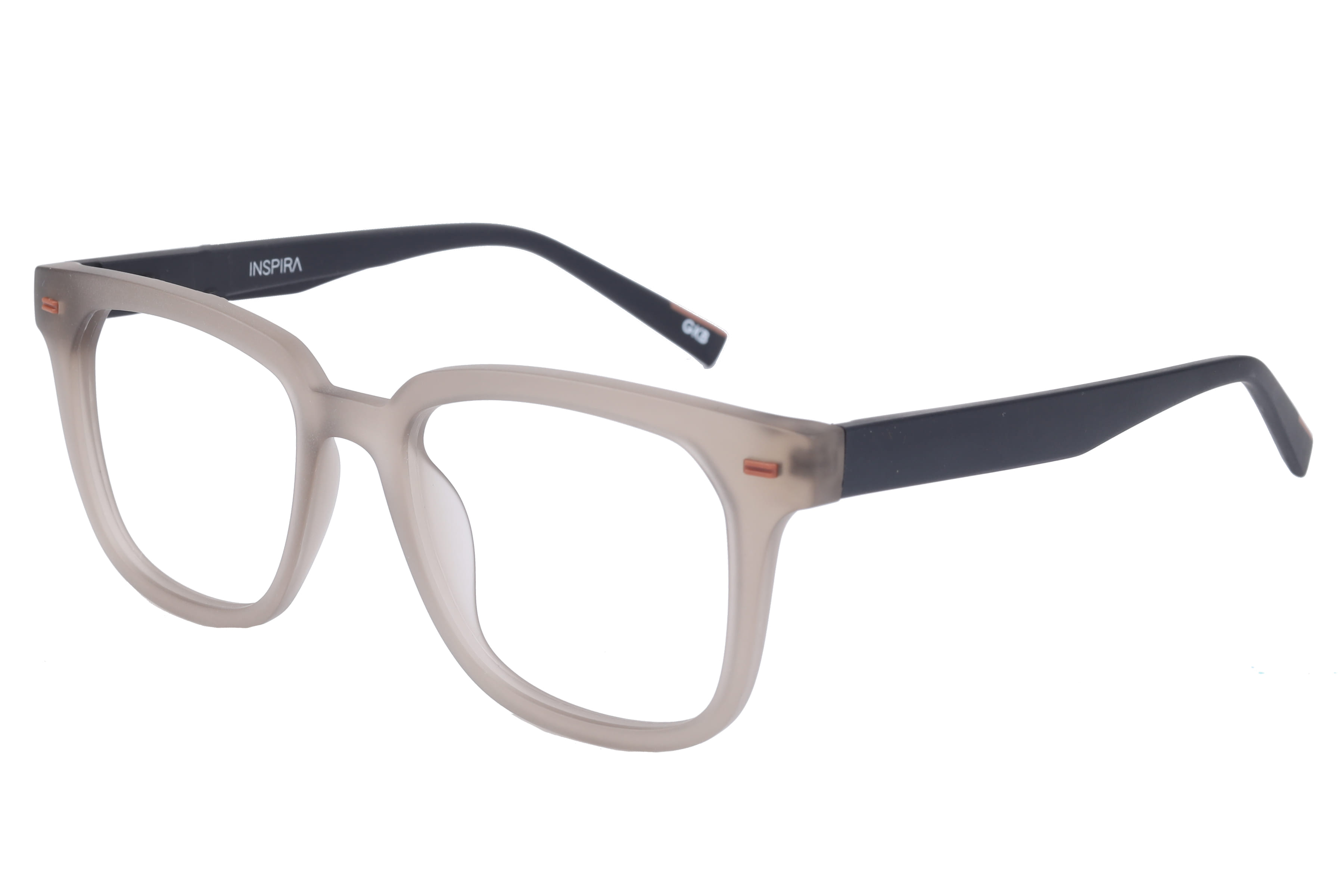 Inspira MR06-11 Frame Matt Brown Male Full Shell Frame — Matt Brown frame — view 1
