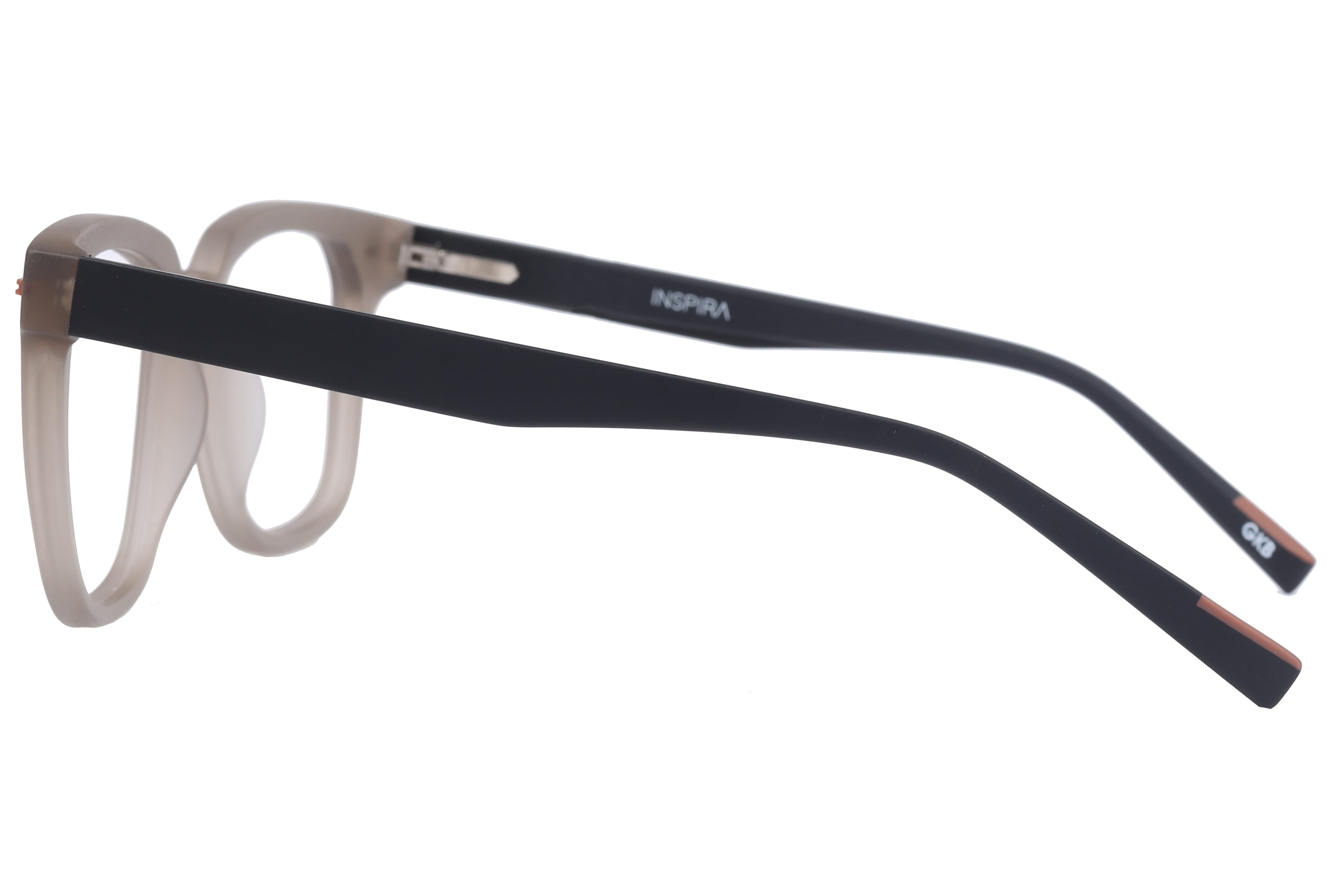 Inspira MR06-11 Frame Matt Brown Male Full Shell Frame — Matt Brown frame — view 3