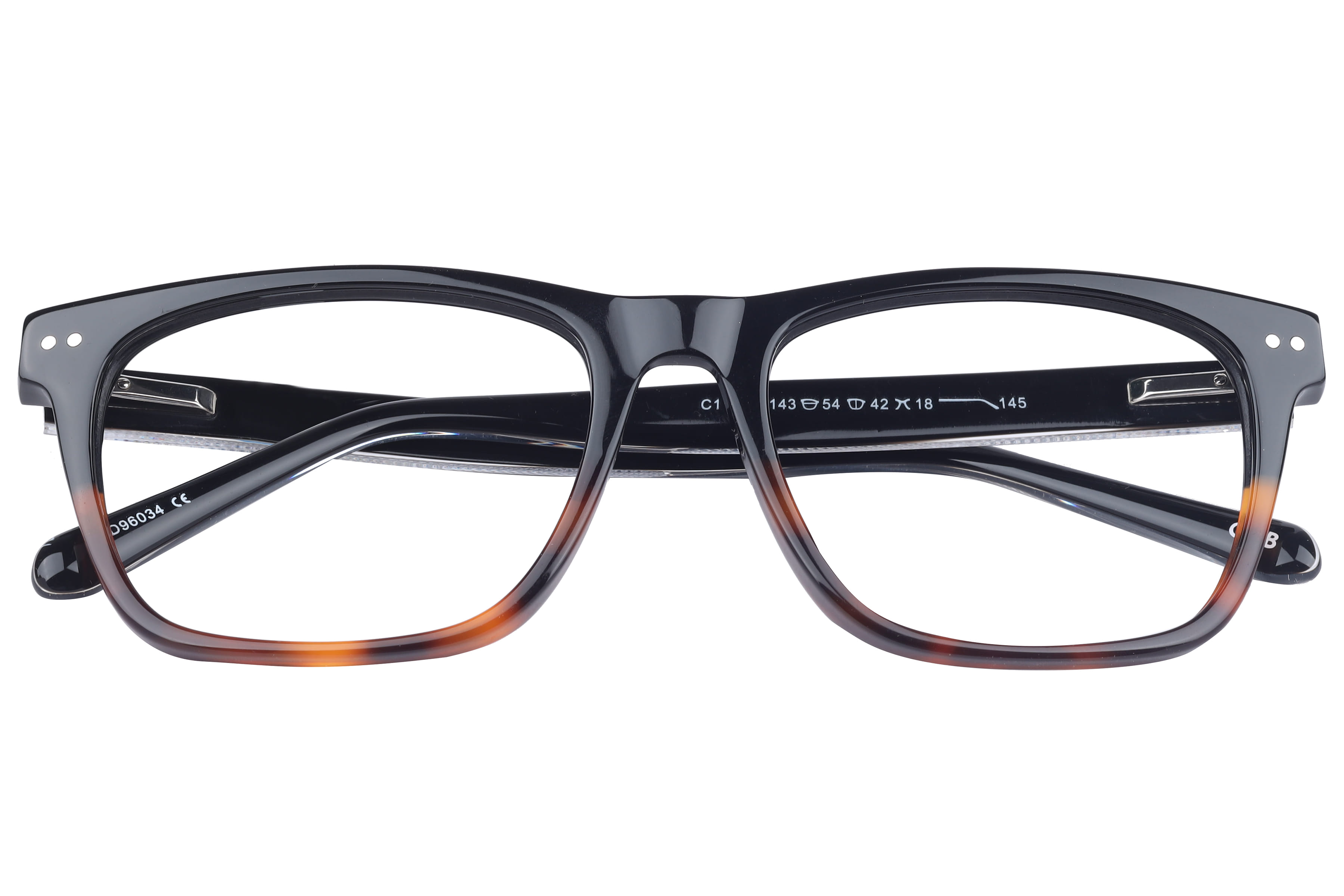 Inspira TD96034 Frame Black Male Full Shell Frame — Black frame — view 4