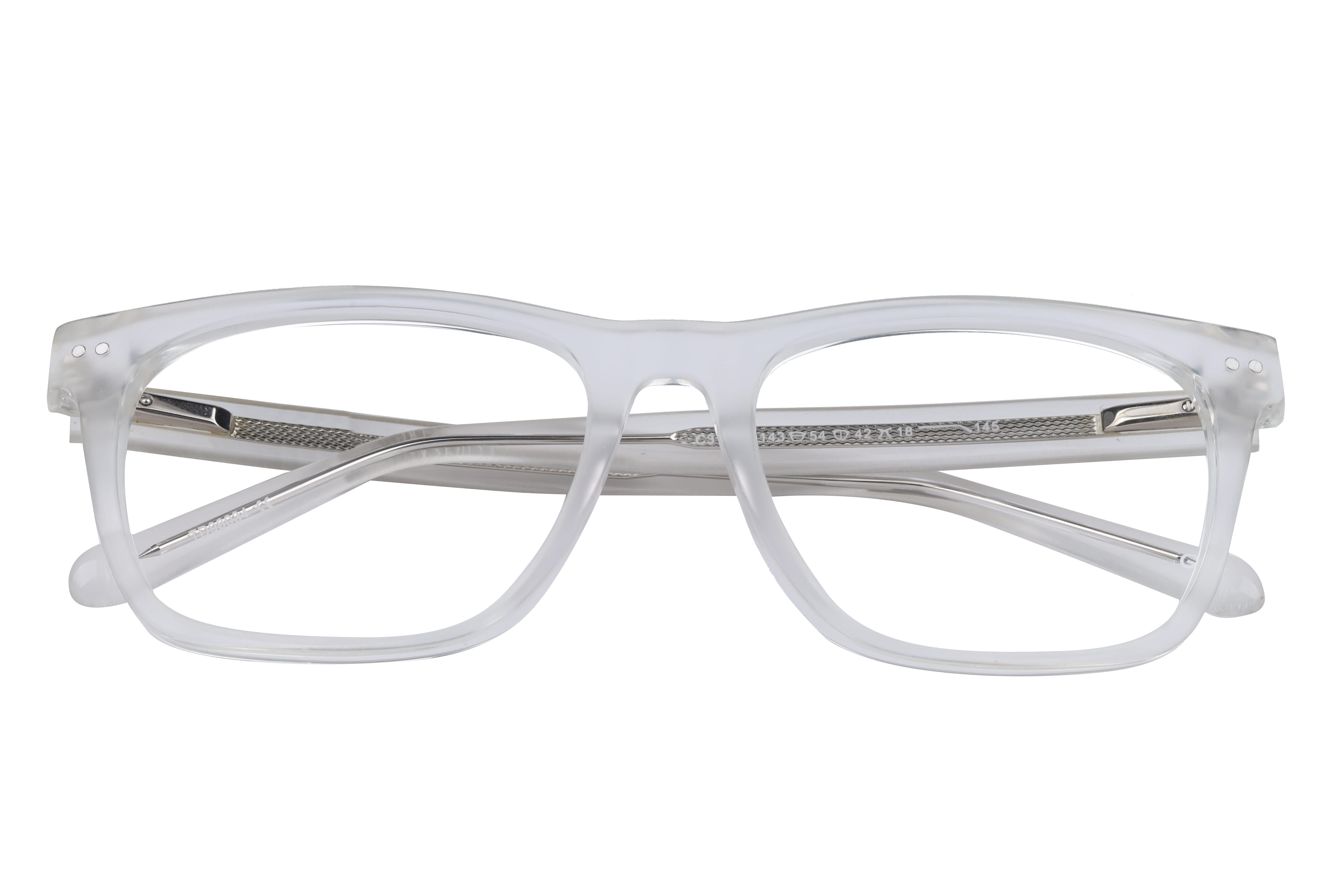 Inspira TD96034 Frame Matt Transparent Male Full Shell Frame — Matt Transparent frame — view 4
