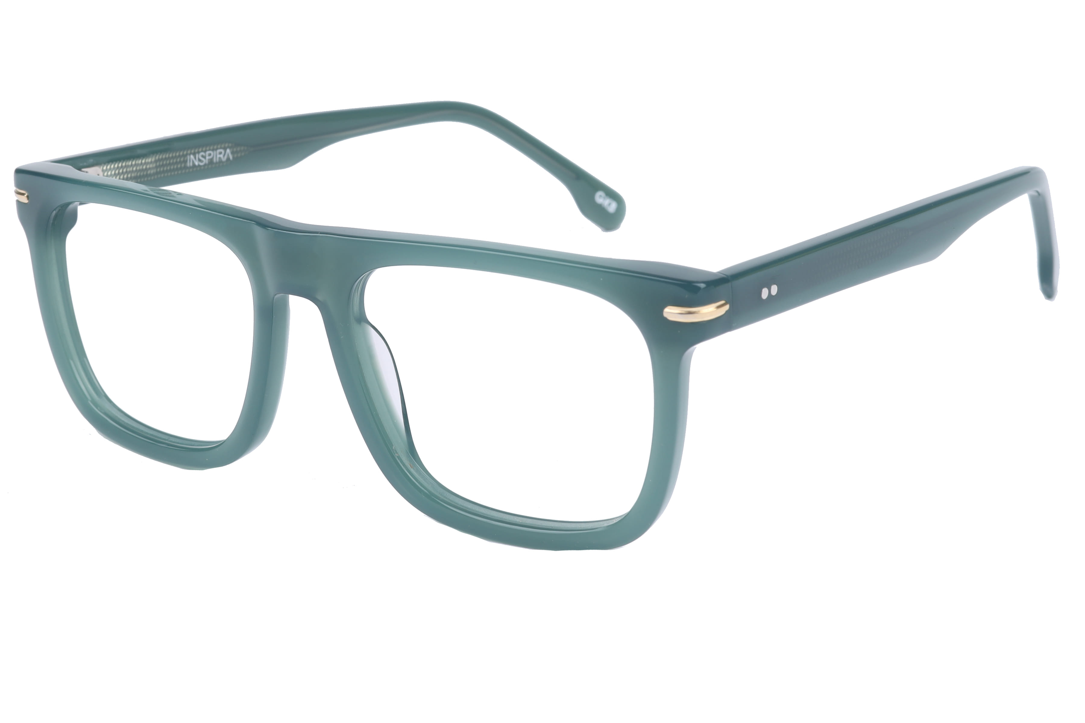 Inspira T91027 Frame Green Male Full Shell Frame — Green frame — view 1
