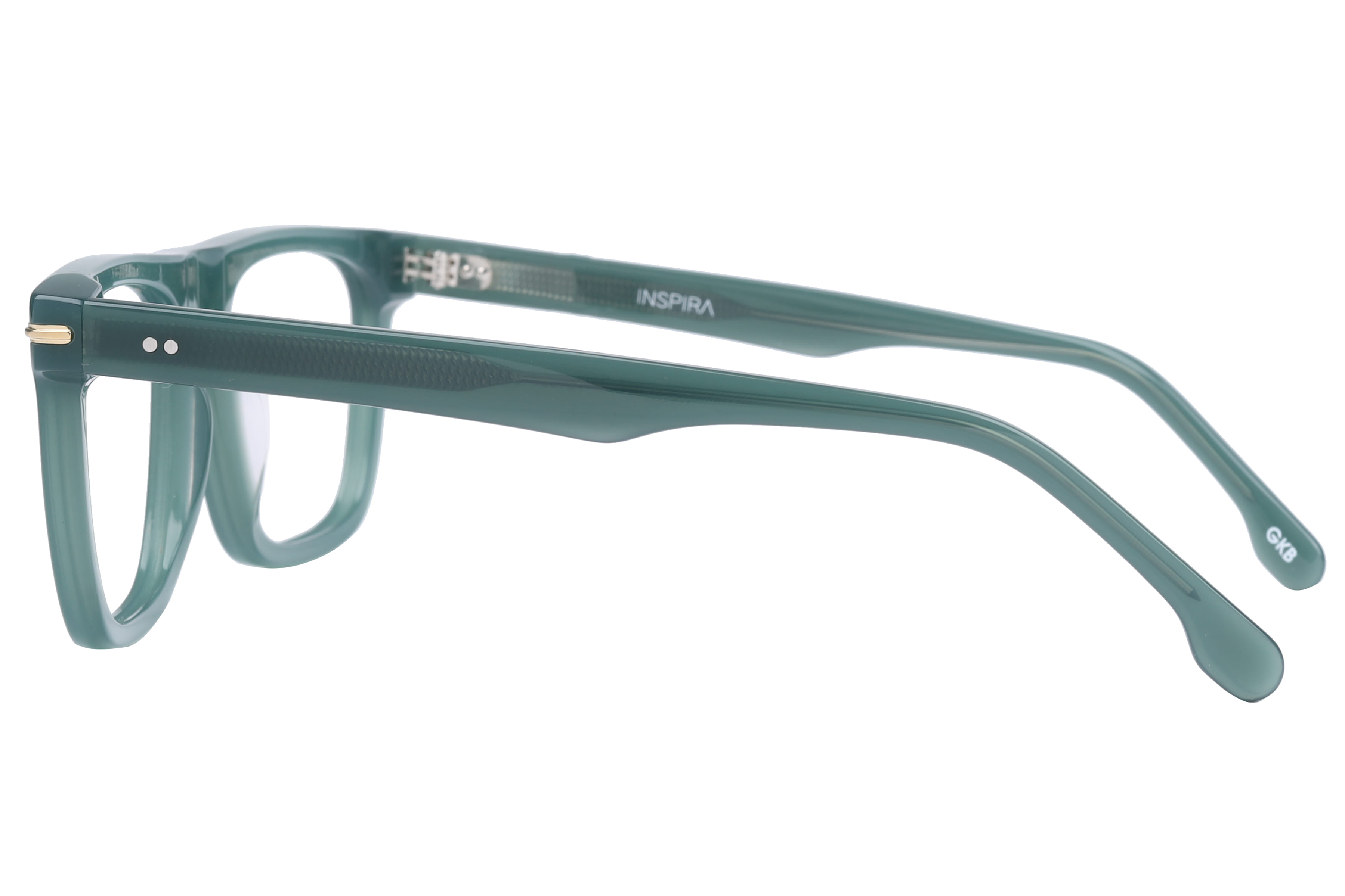 Inspira T91027 Frame Green Male Full Shell Frame — Green frame — view 3