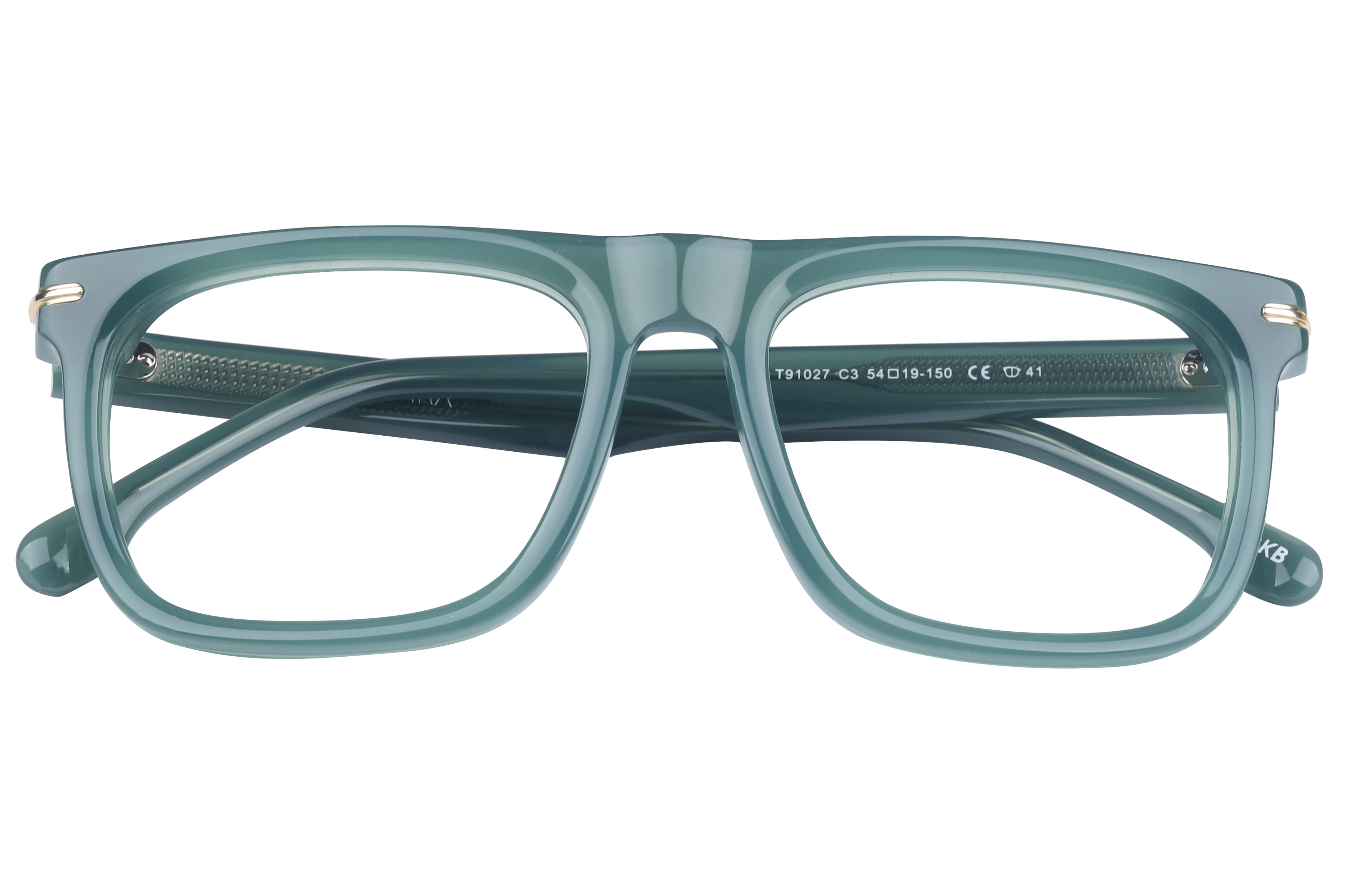 Inspira T91027 Frame Green Male Full Shell Frame — Green frame — view 4