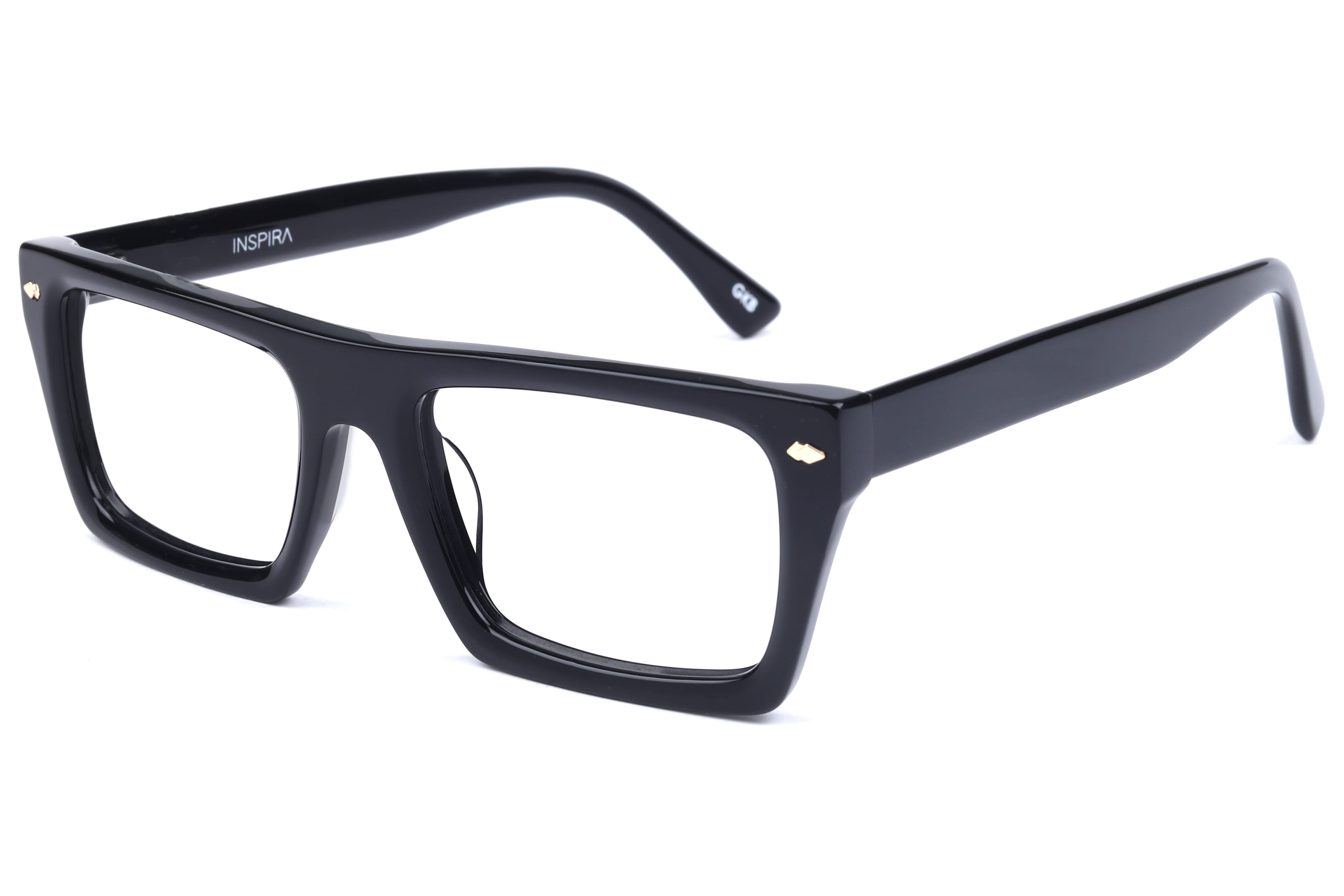 Inspira OLD0133A Frame Black Unisex Full Shell Frame — Black frame — view 1